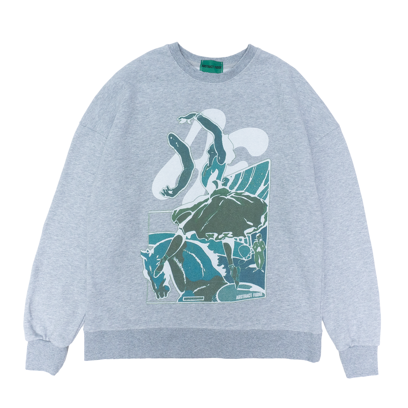 unused ballerina sweat light gray