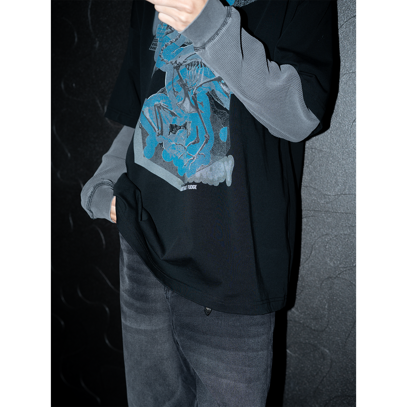 unused entropy Tee black 8.1oz