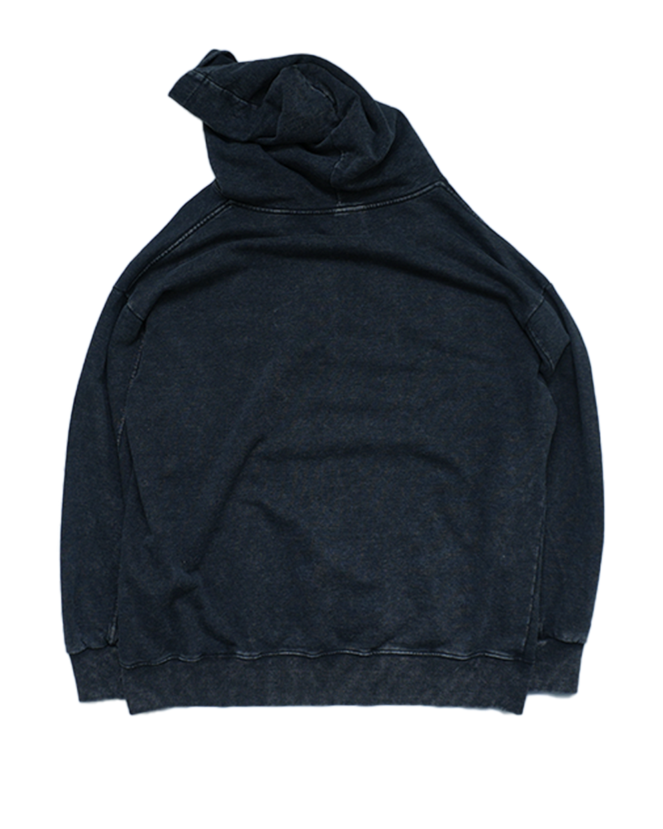 abstract cat pullover parker black