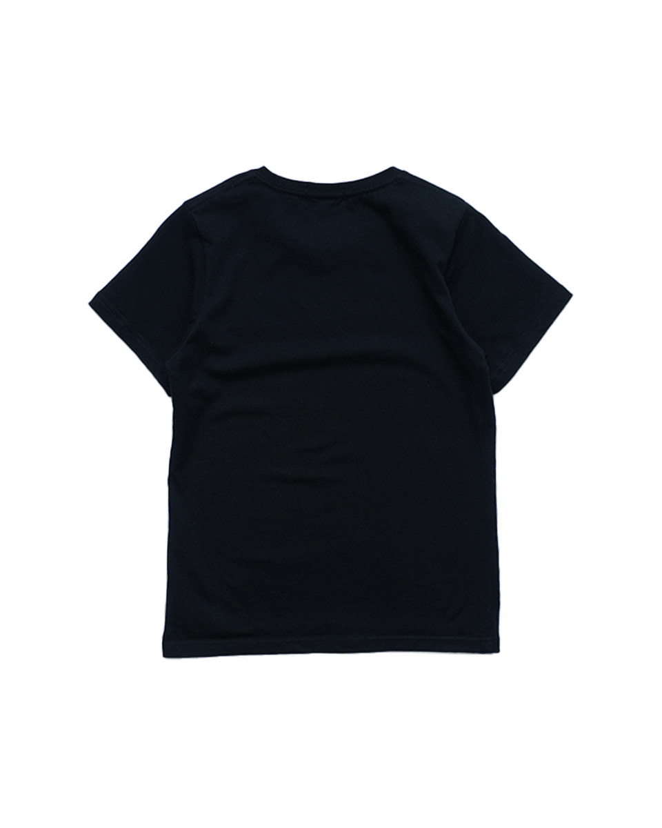 abstract cat  mini Tee black