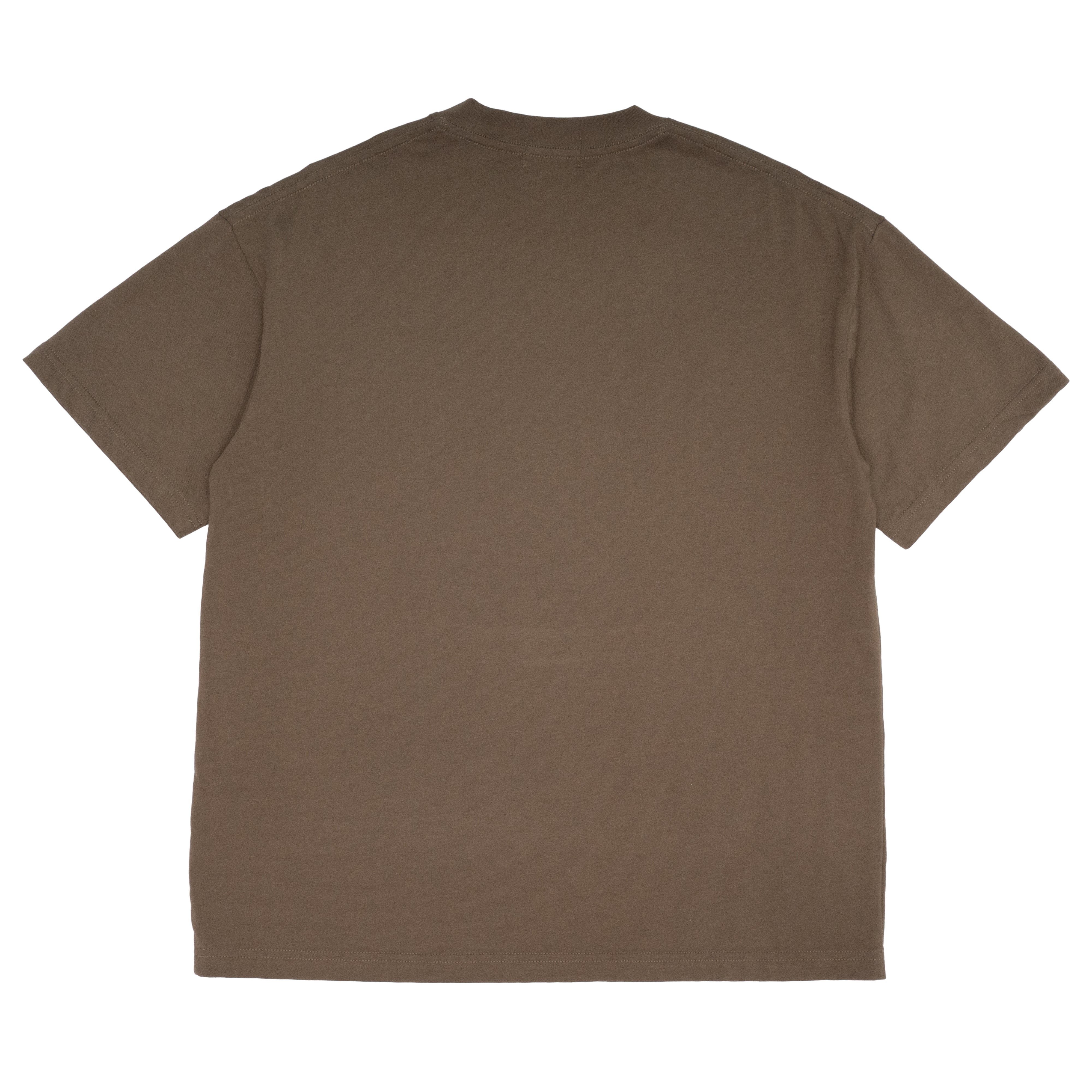 unused Overlapping AF Tee brown 8.1oz