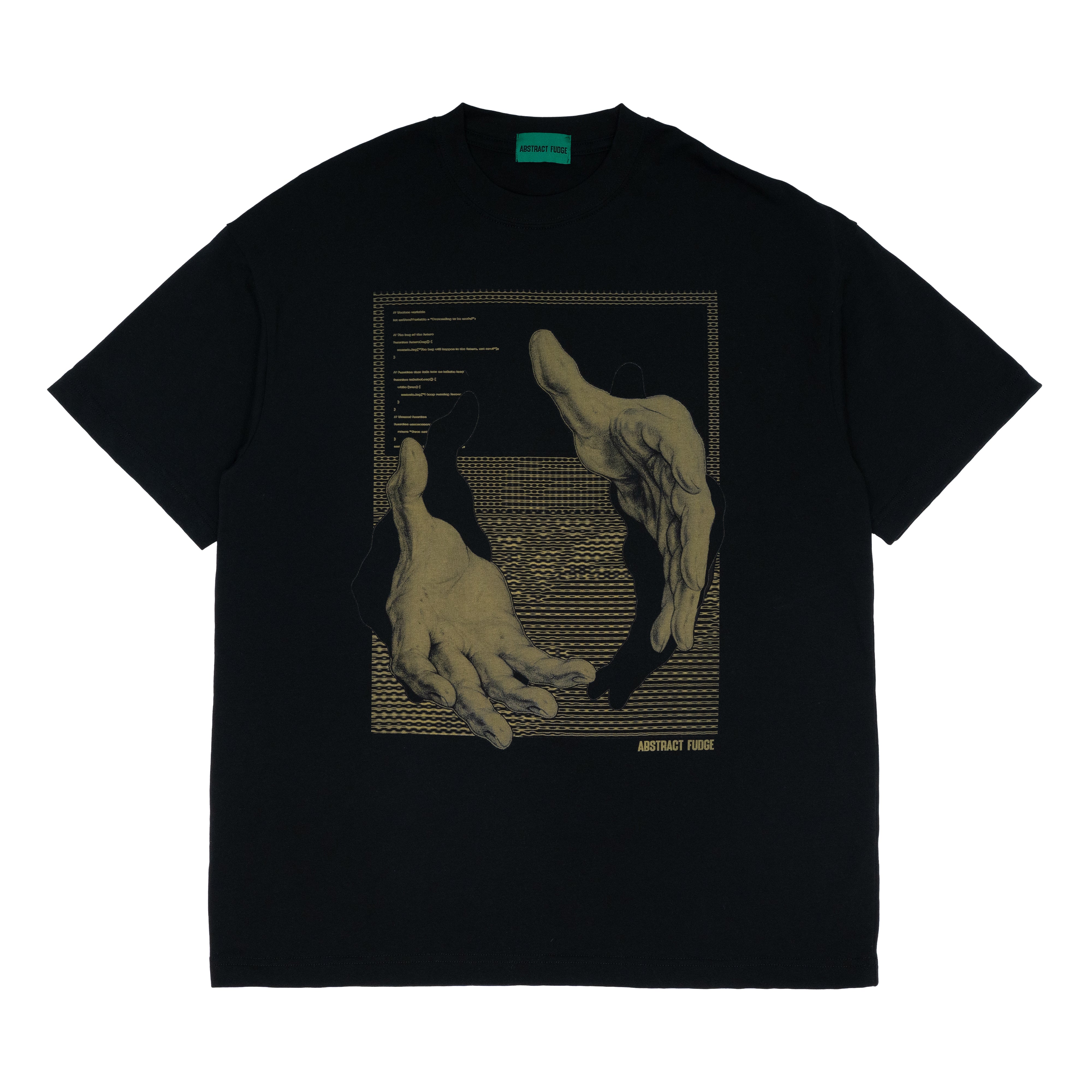 unused deafening silence AF Tee black 8.1oz