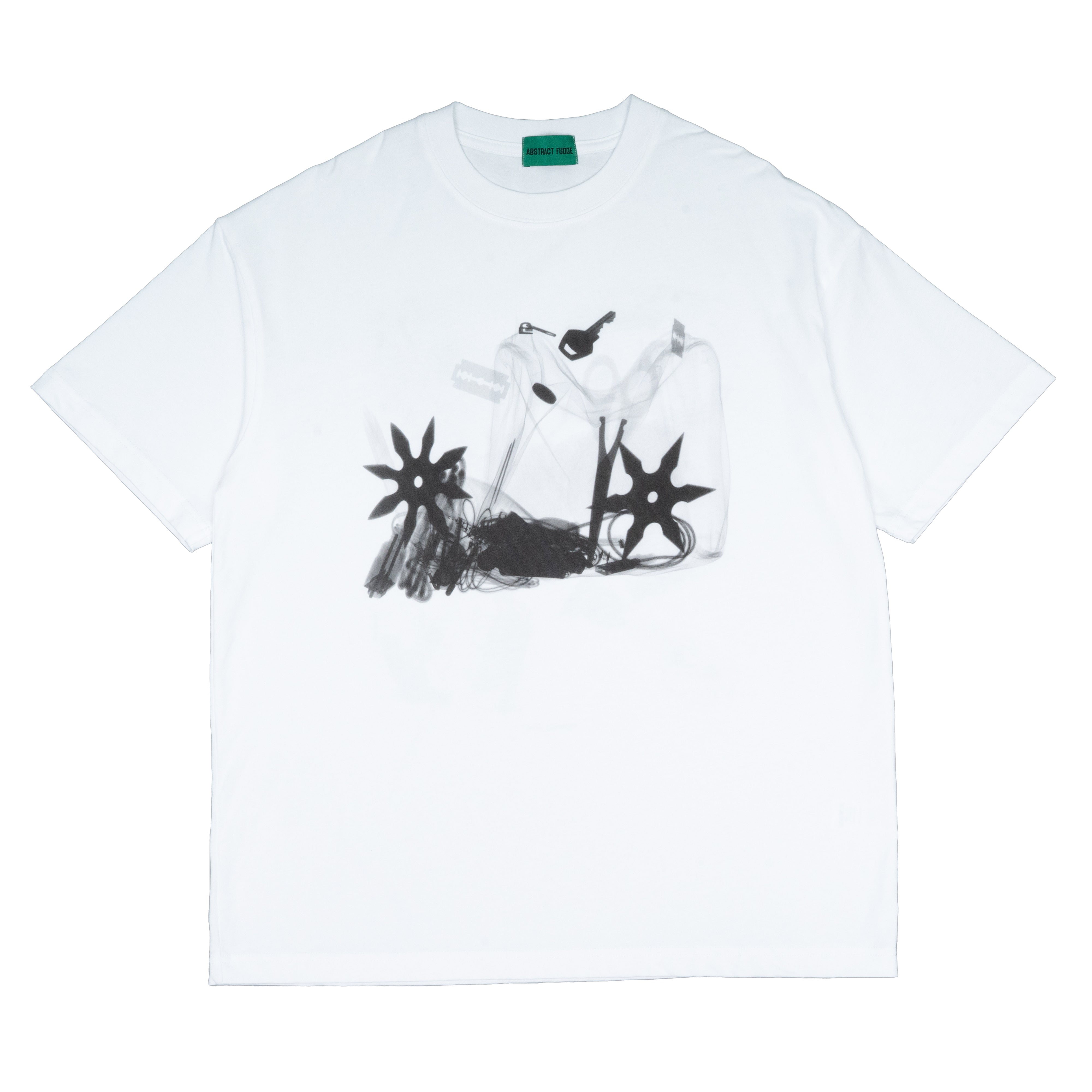 unused X-Ray AF Tee white 8.1oz