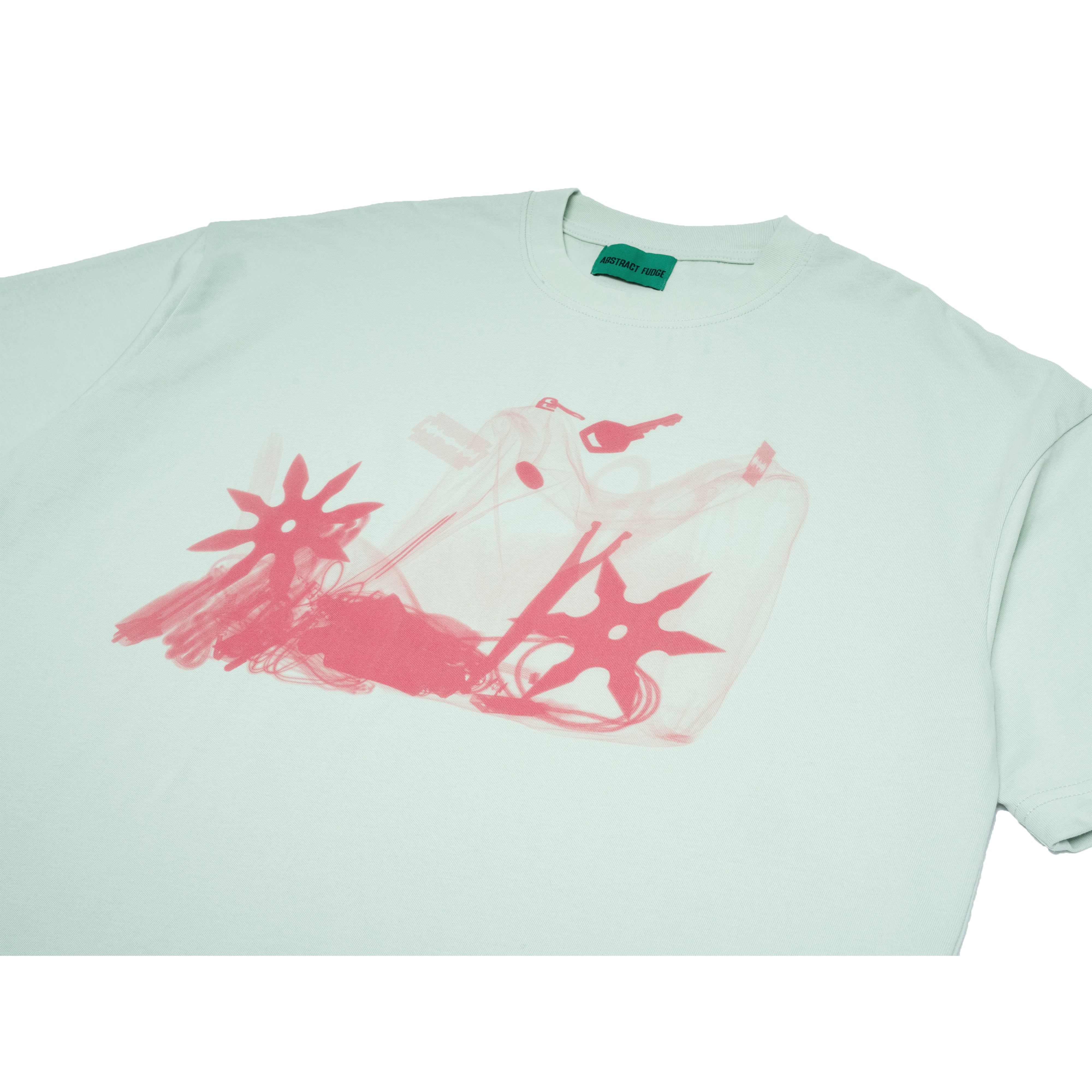 unused X-Ray AF Tee light green 8.1oz