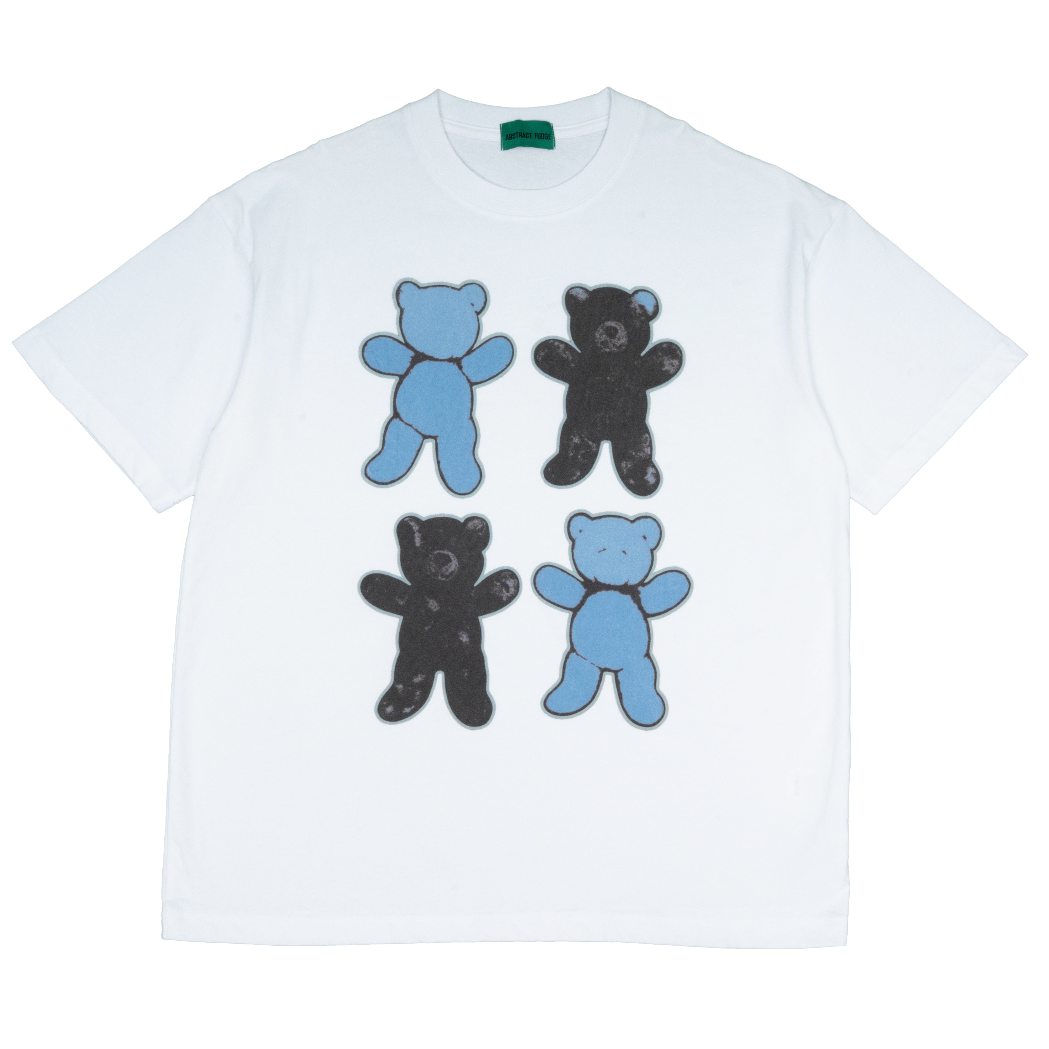 unused  four bears Tee white 8.1oz