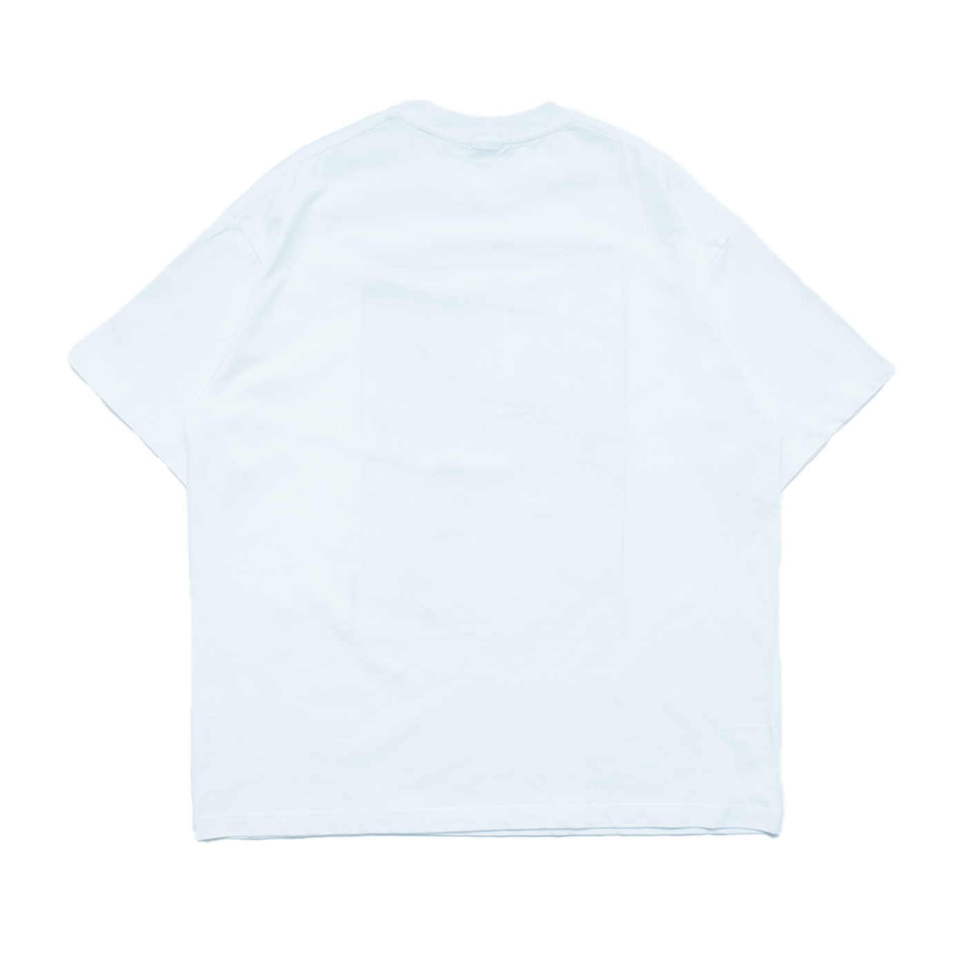 UNUSED abstract JG Tee white 8.1oz