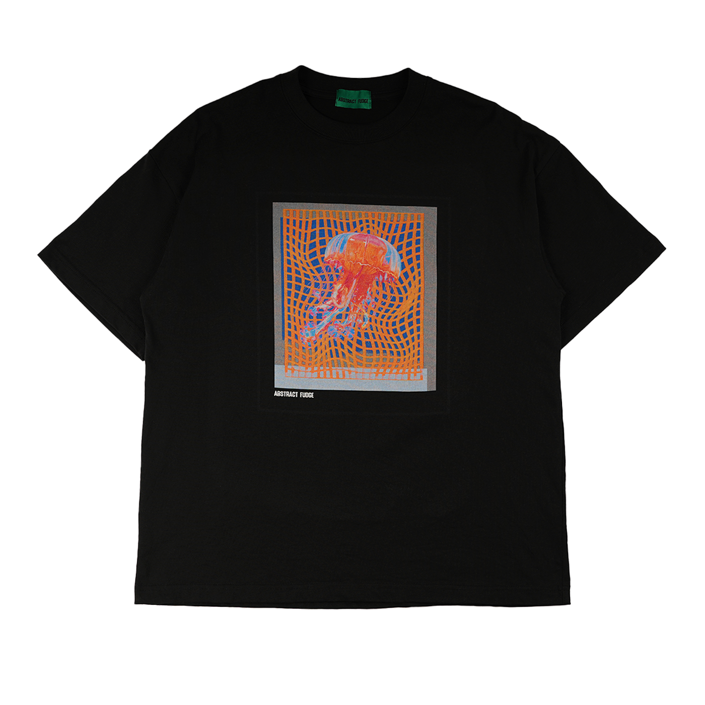 unused  jellyfish Tee black 8.1oz