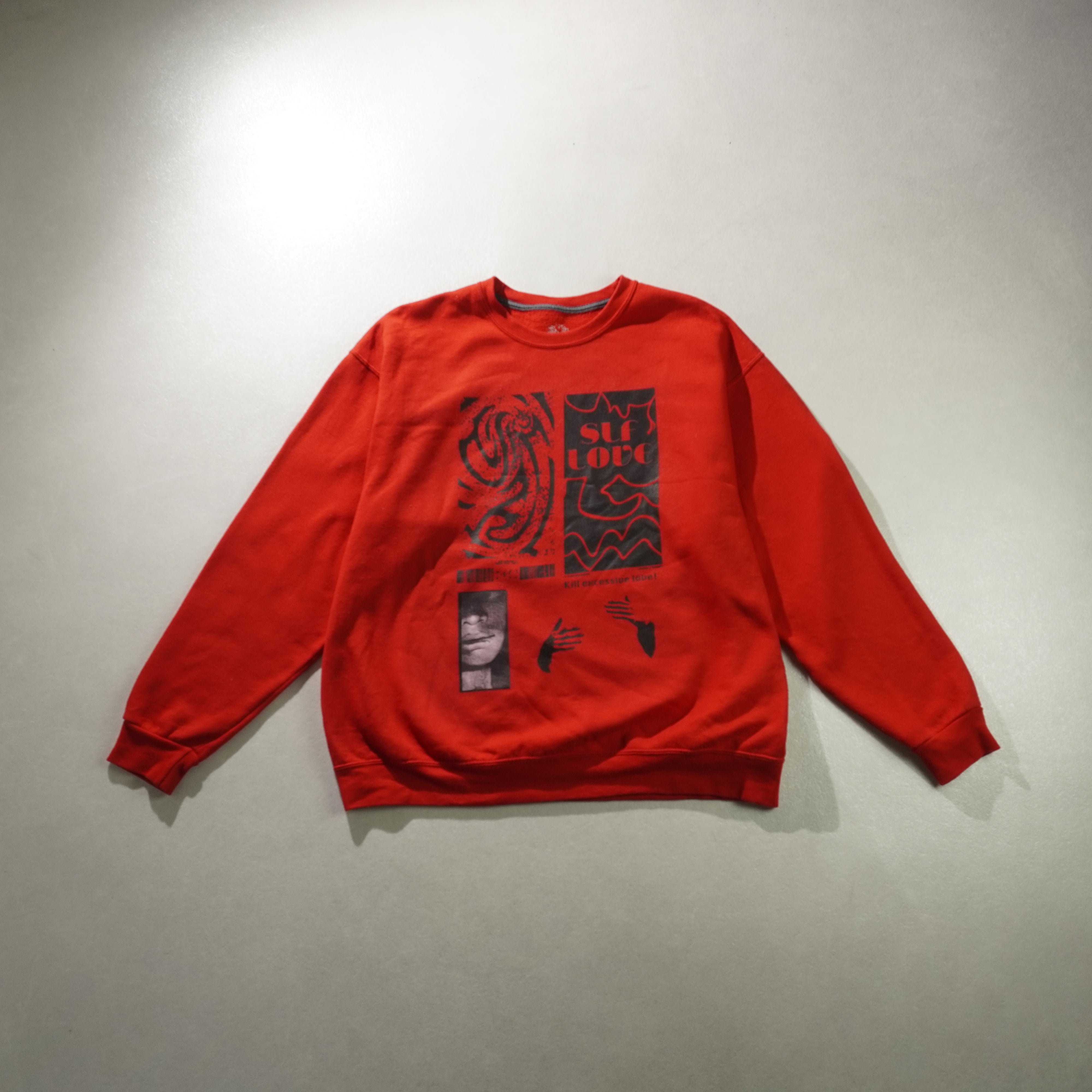 graphic sweat red size XL