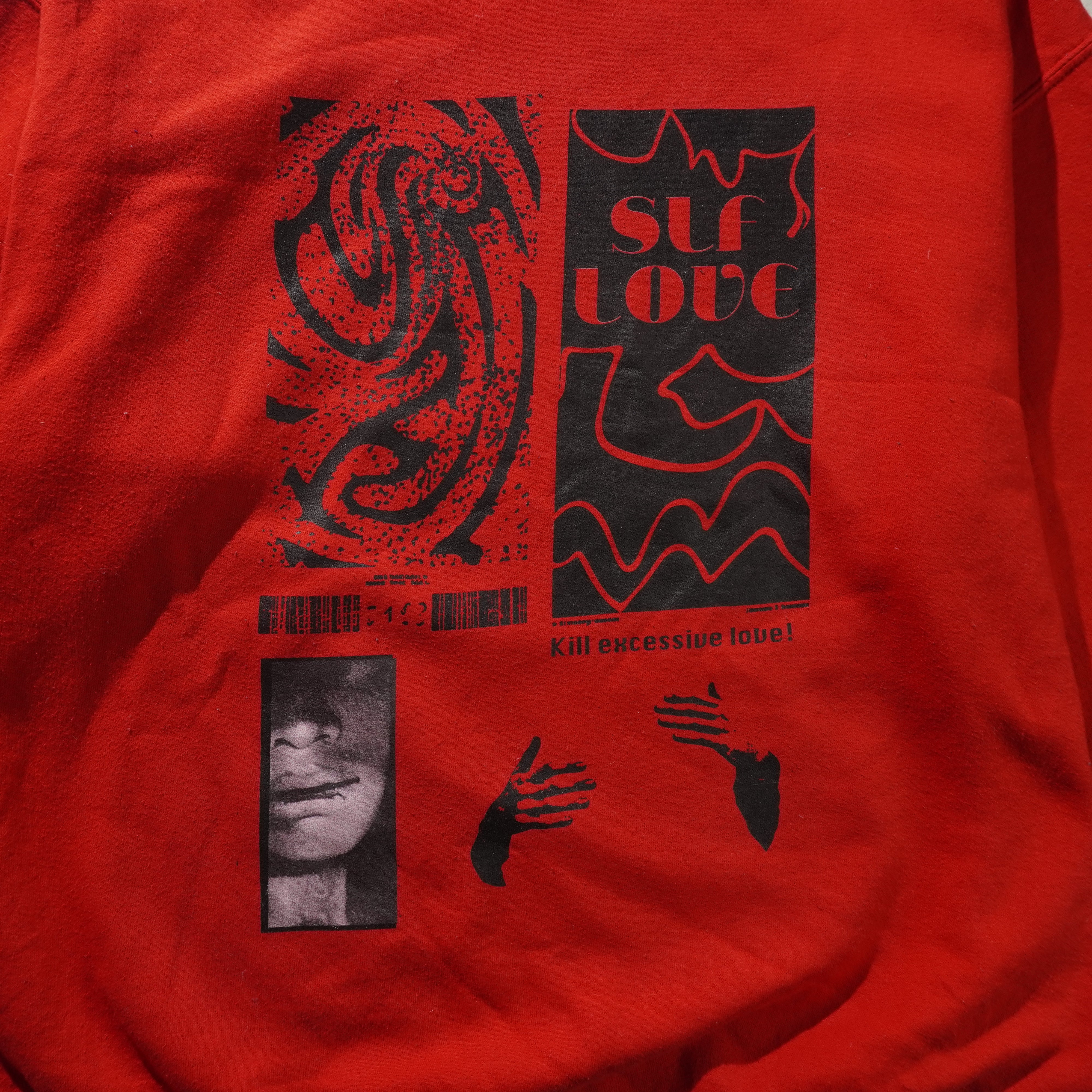 graphic sweat red size XL