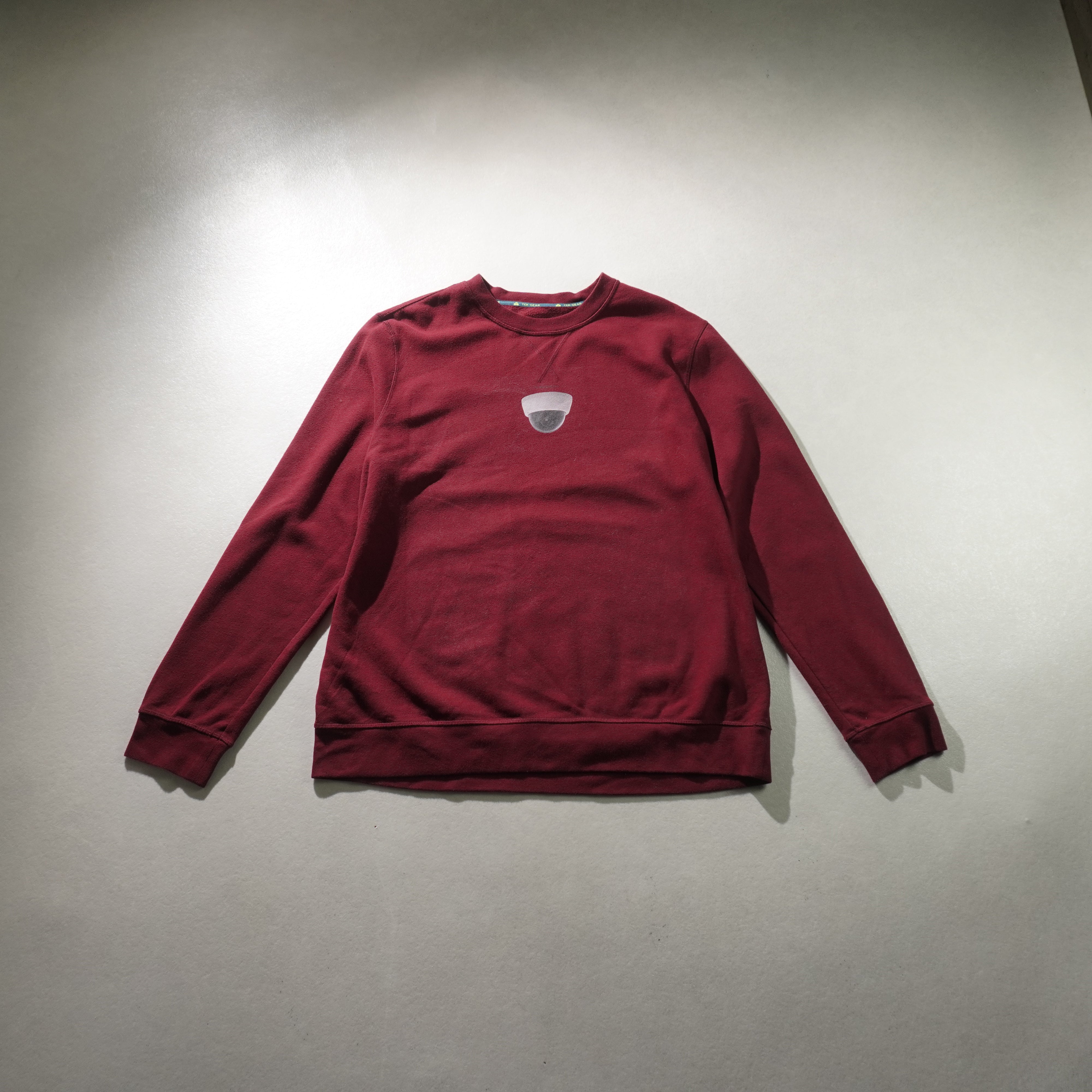 surveillance camera sweat bordeaux size XL