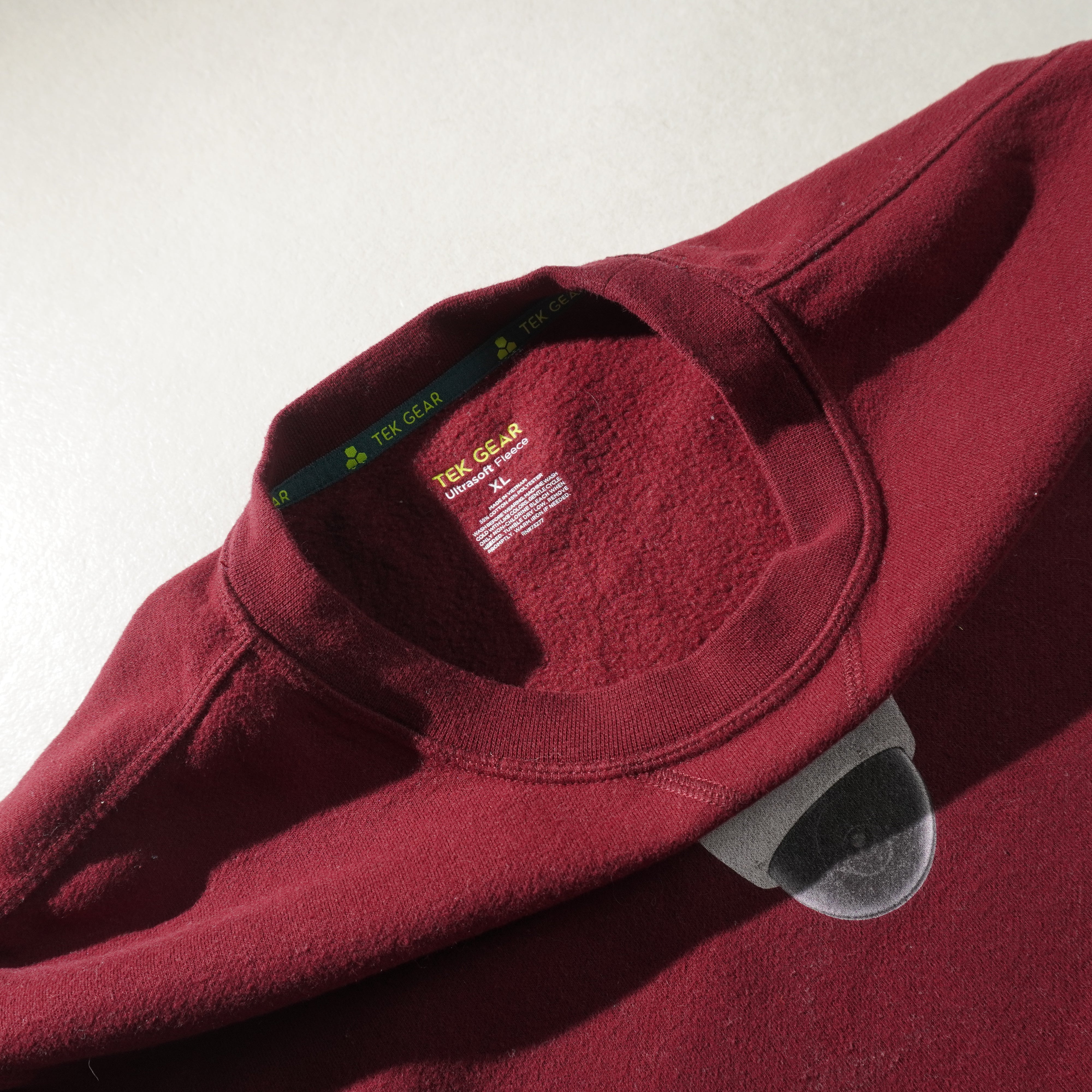 surveillance camera sweat bordeaux size XL