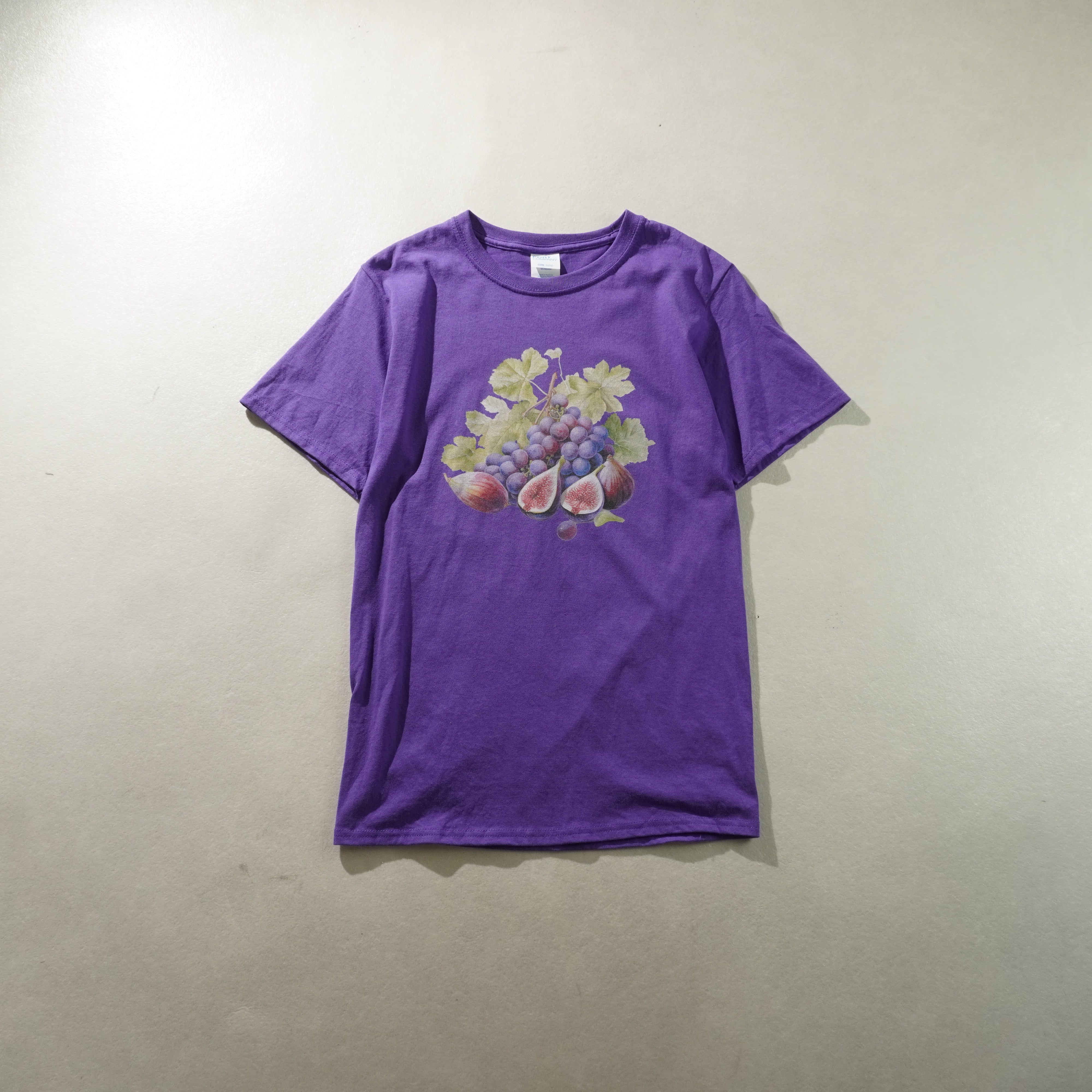 grape & fig tee purple size S