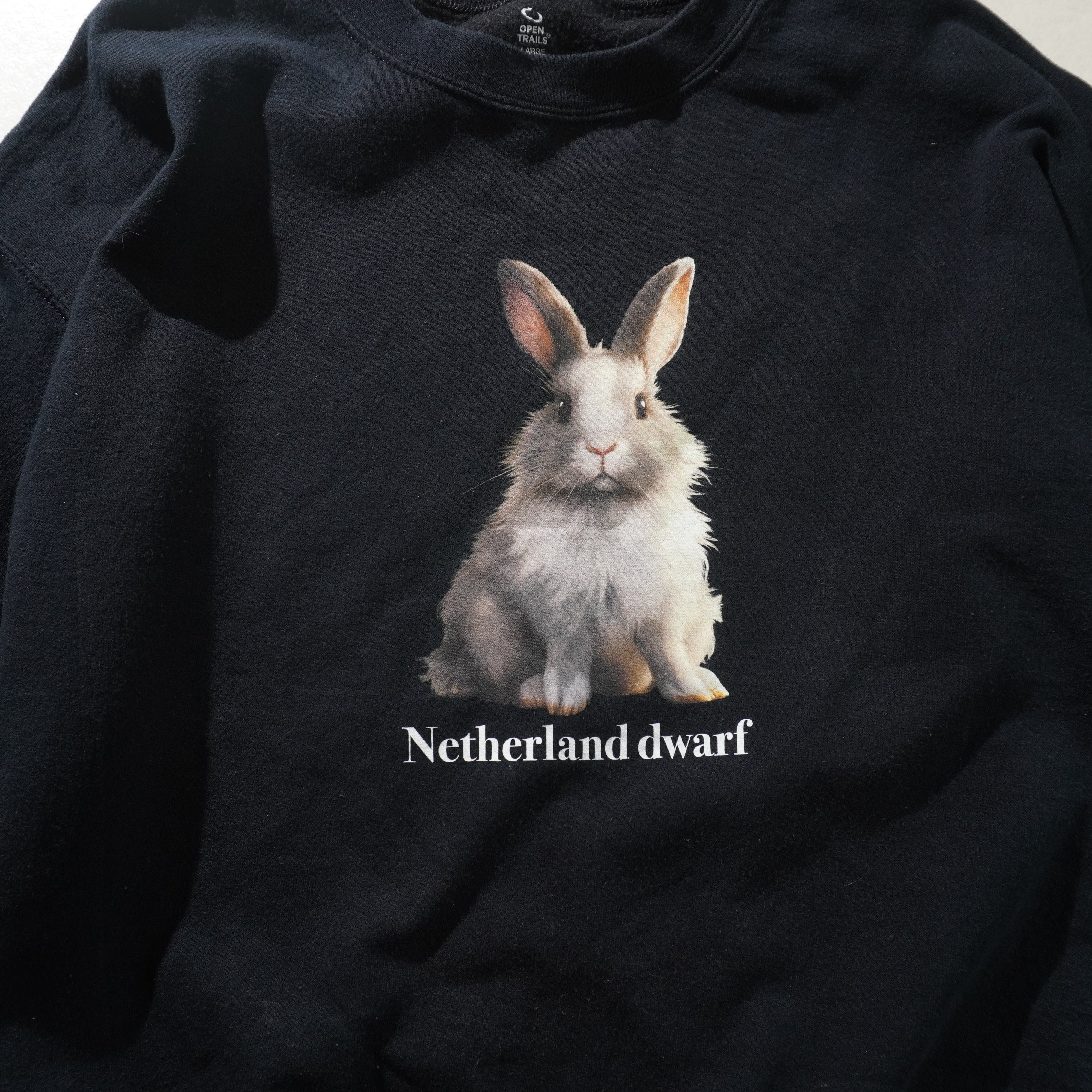 netherland dwarf sweat black size L