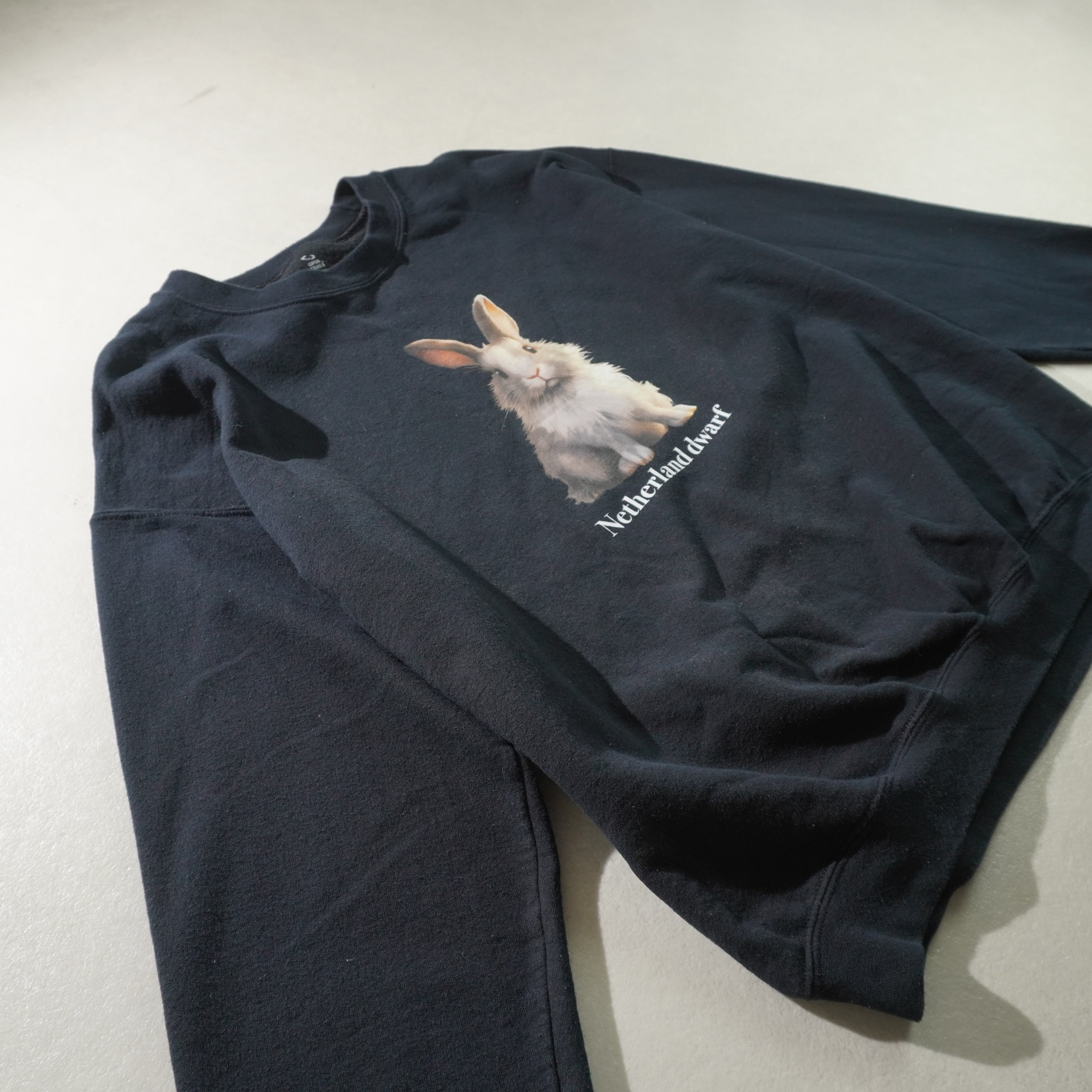 netherland dwarf sweat black size L