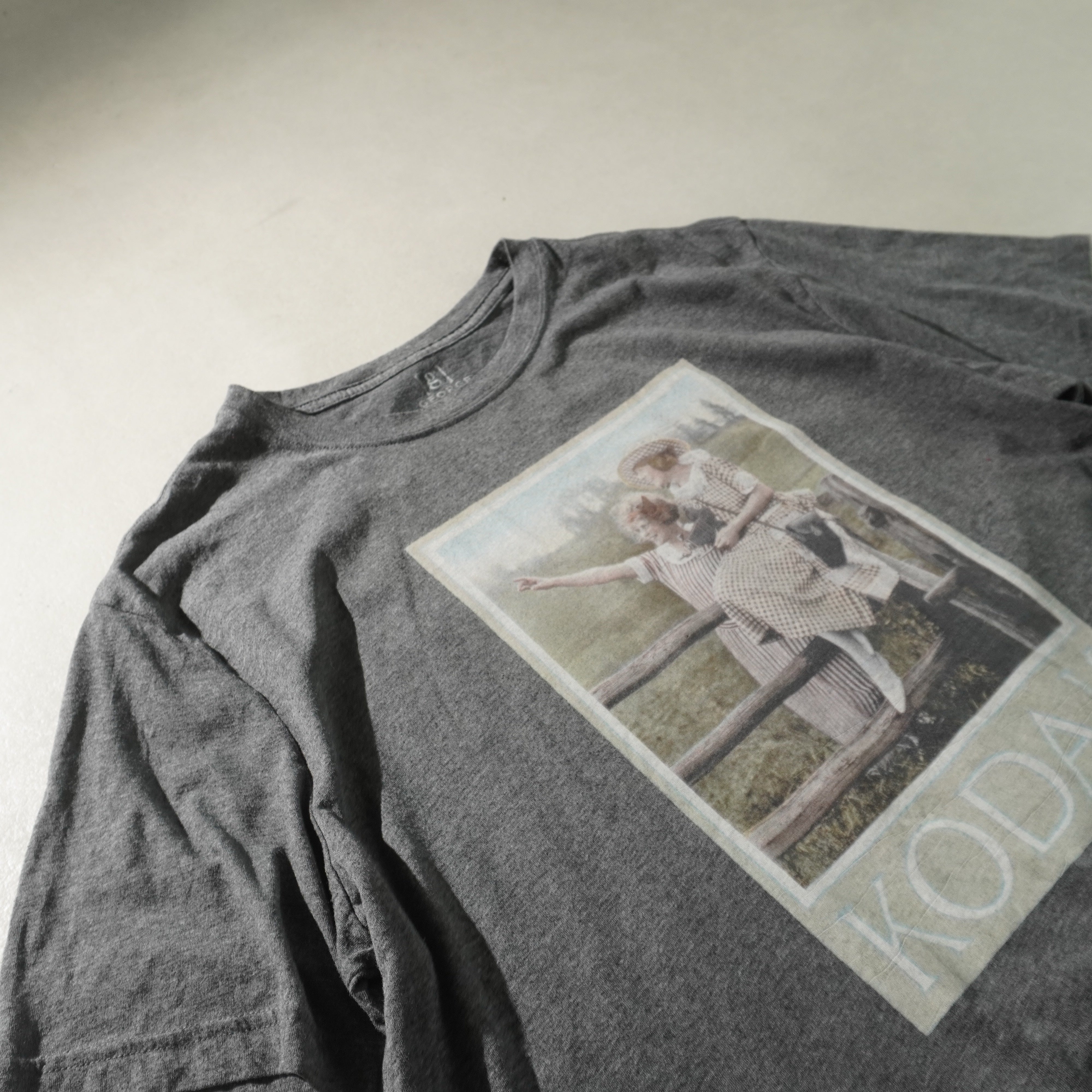 kodak tee light gray size L