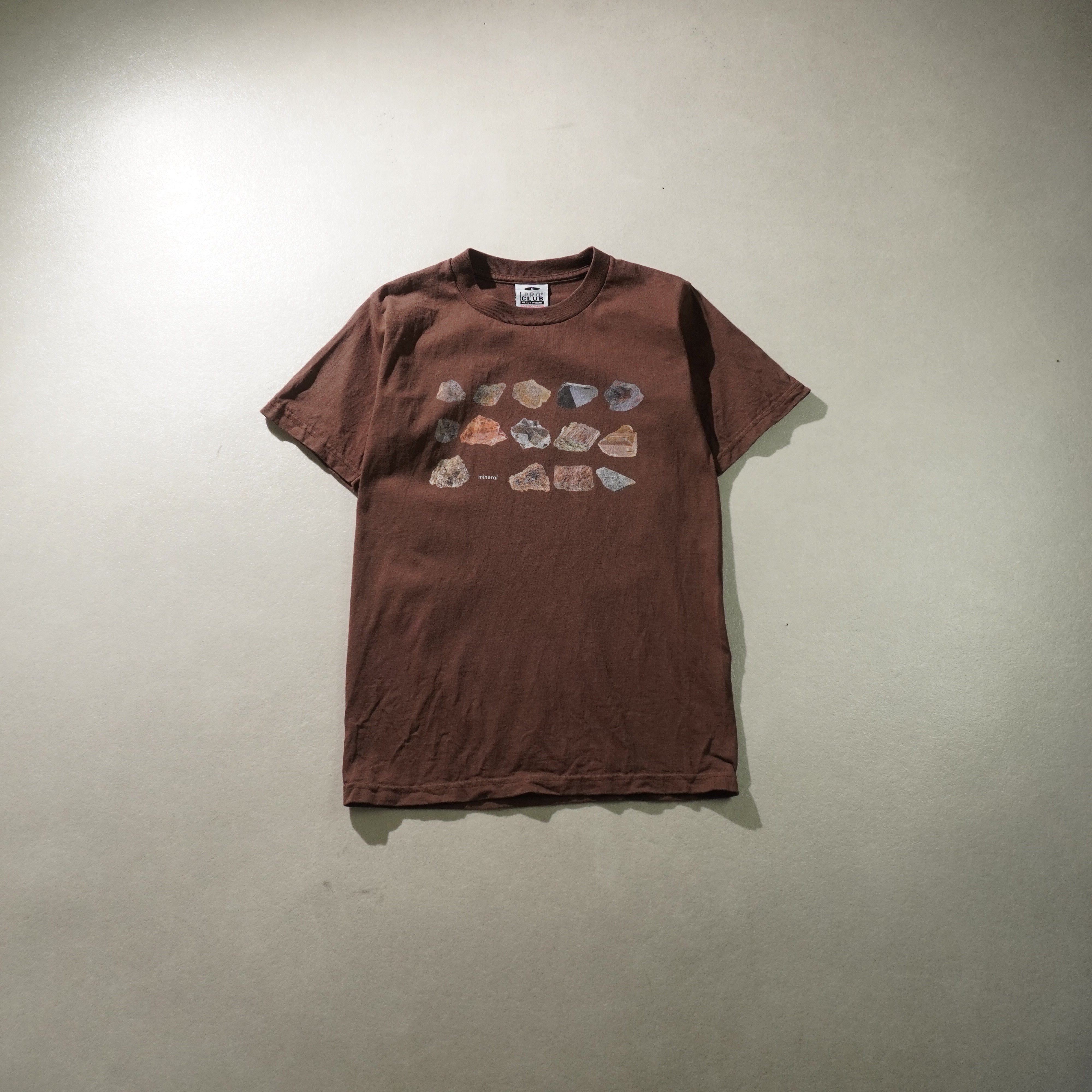 mineral tee brown size S