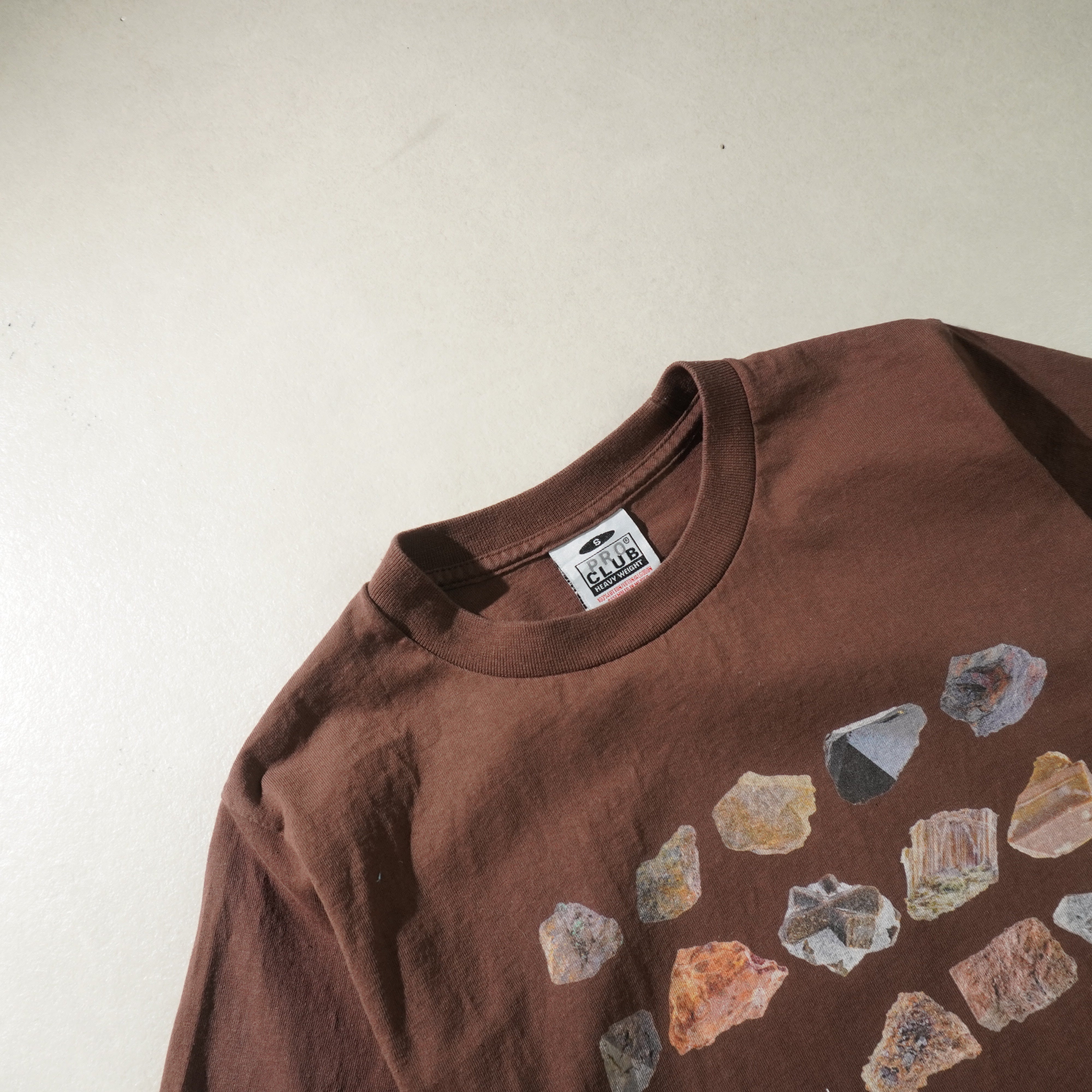 mineral tee brown size S