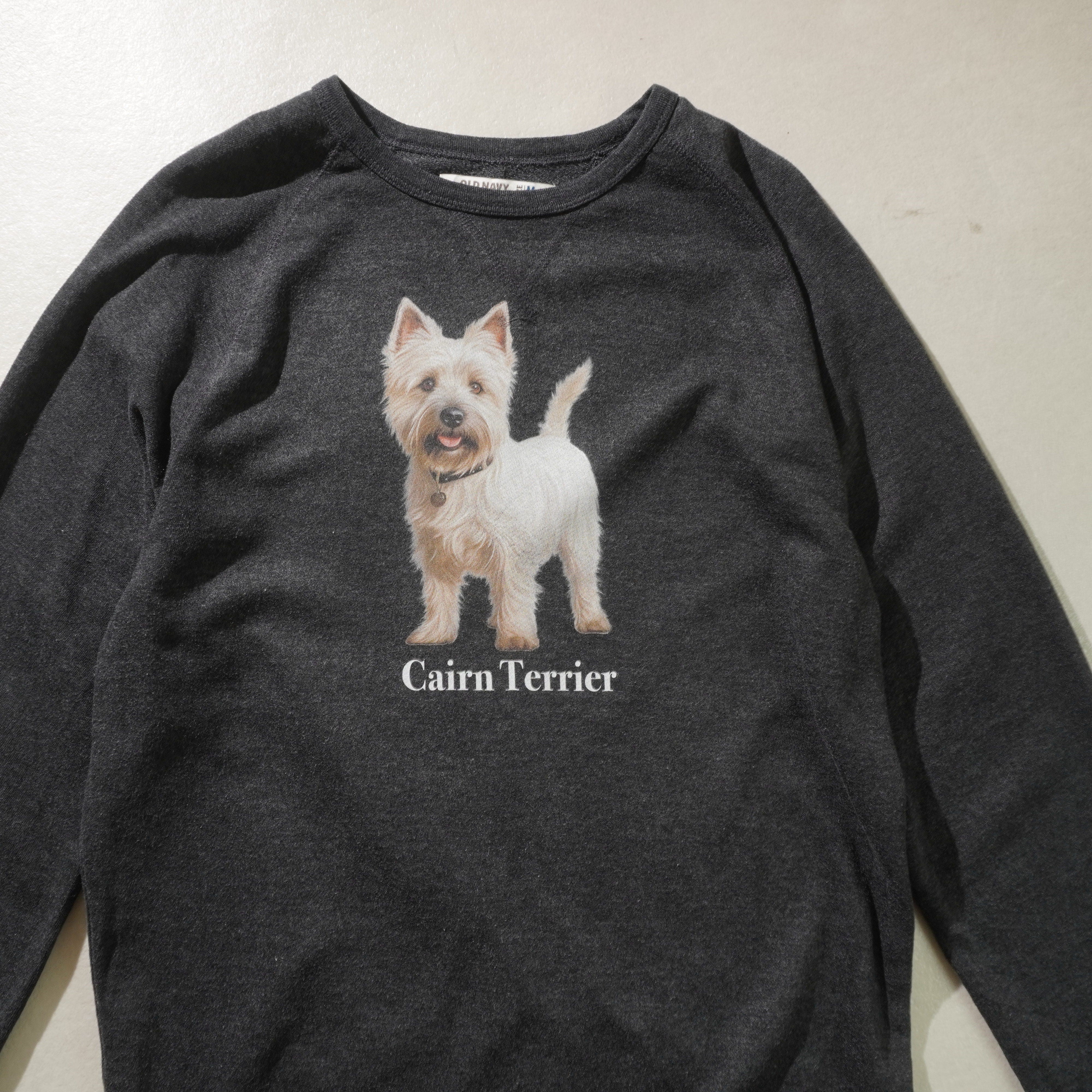 cairn terrier sweat gray size M