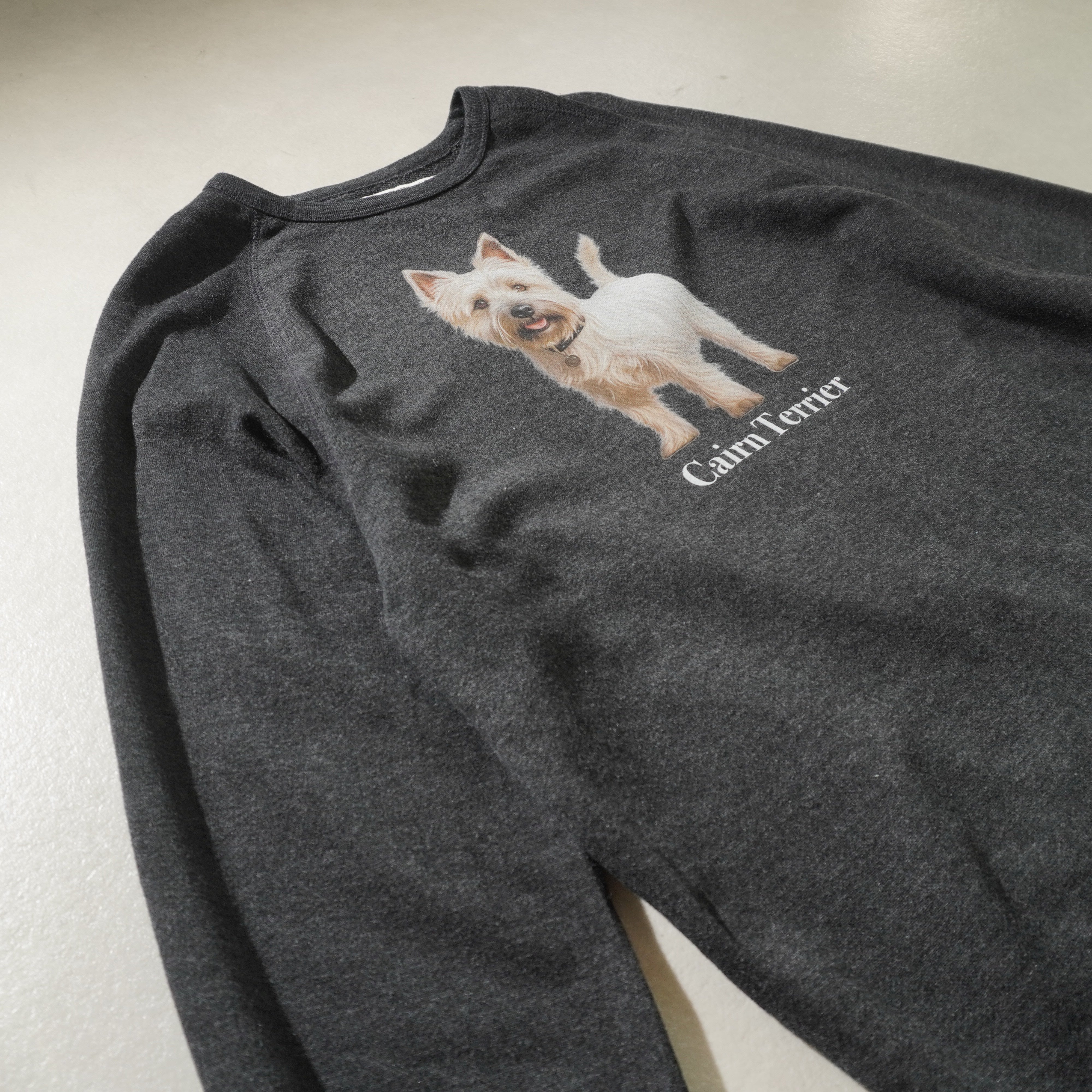 cairn terrier sweat gray size M