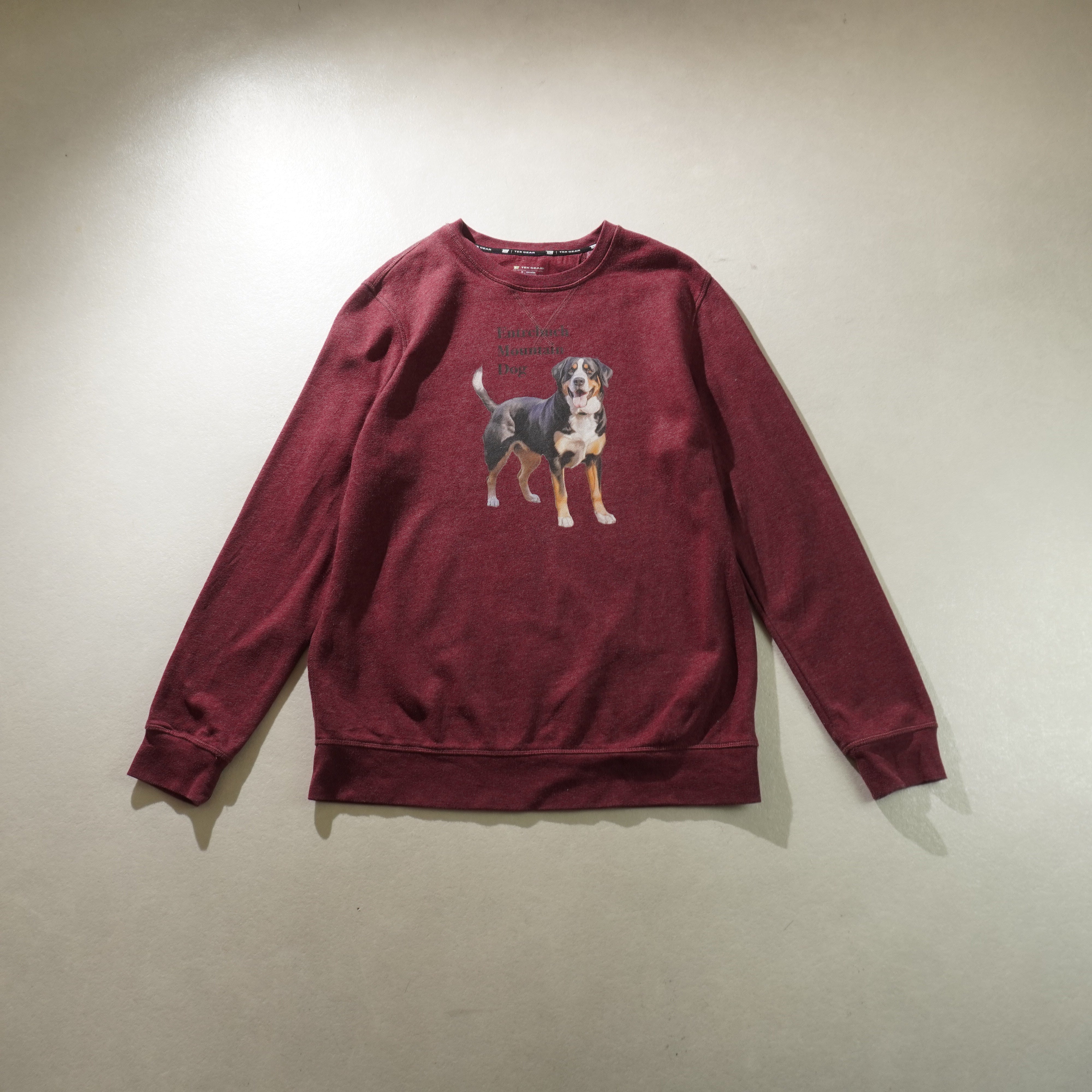 entrebuch mountain dog sweat bordeaux size M