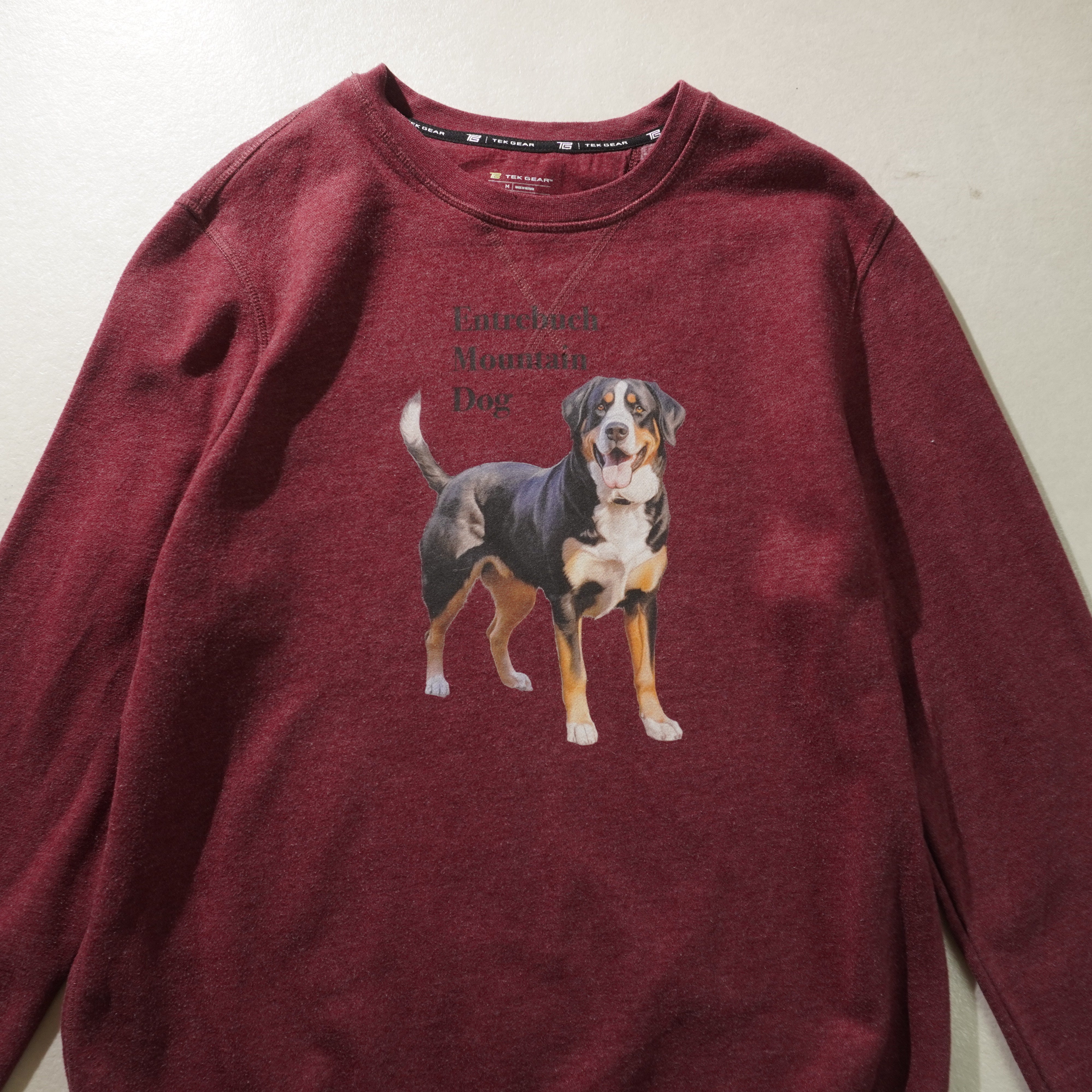 entrebuch mountain dog sweat bordeaux size M