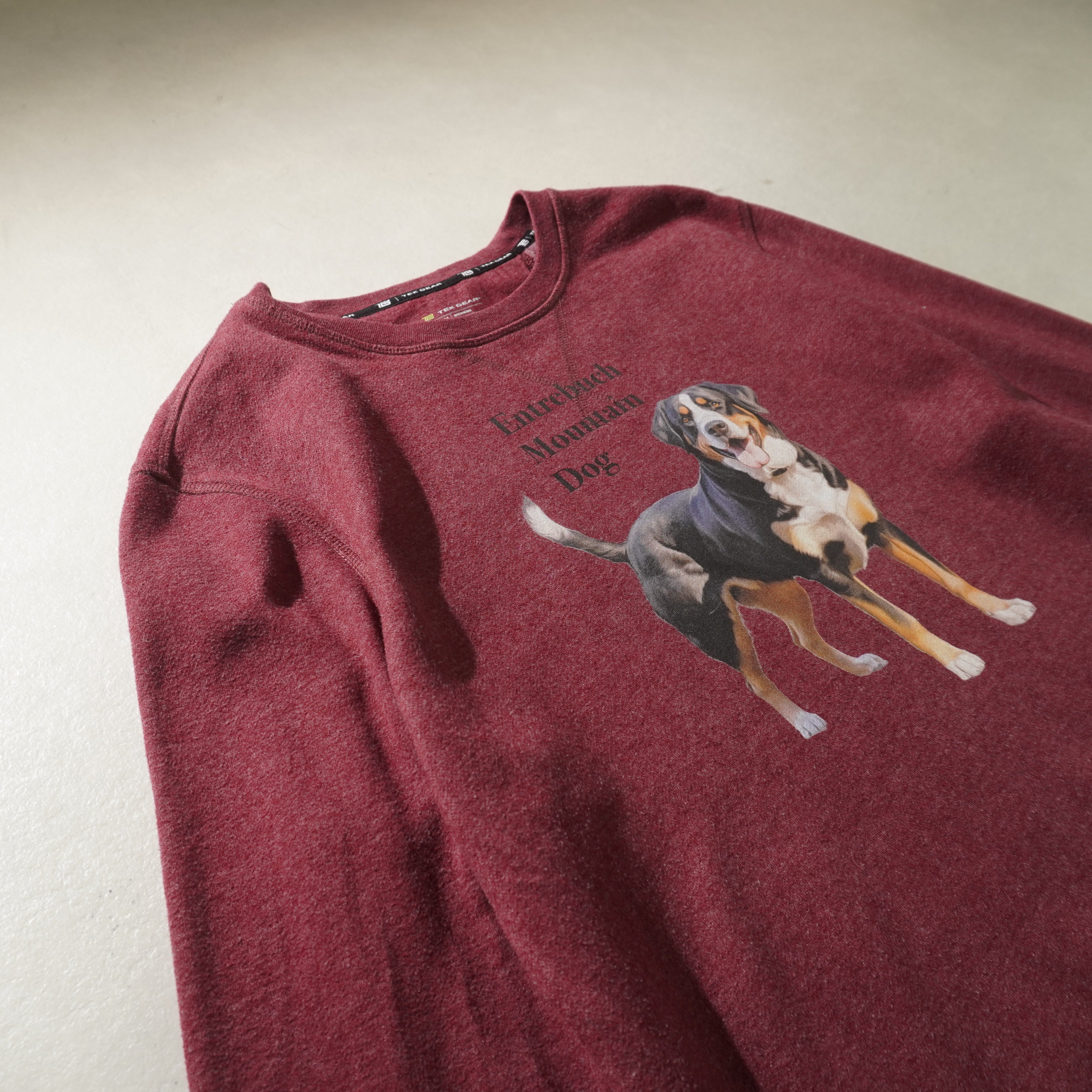 entrebuch mountain dog sweat bordeaux size M