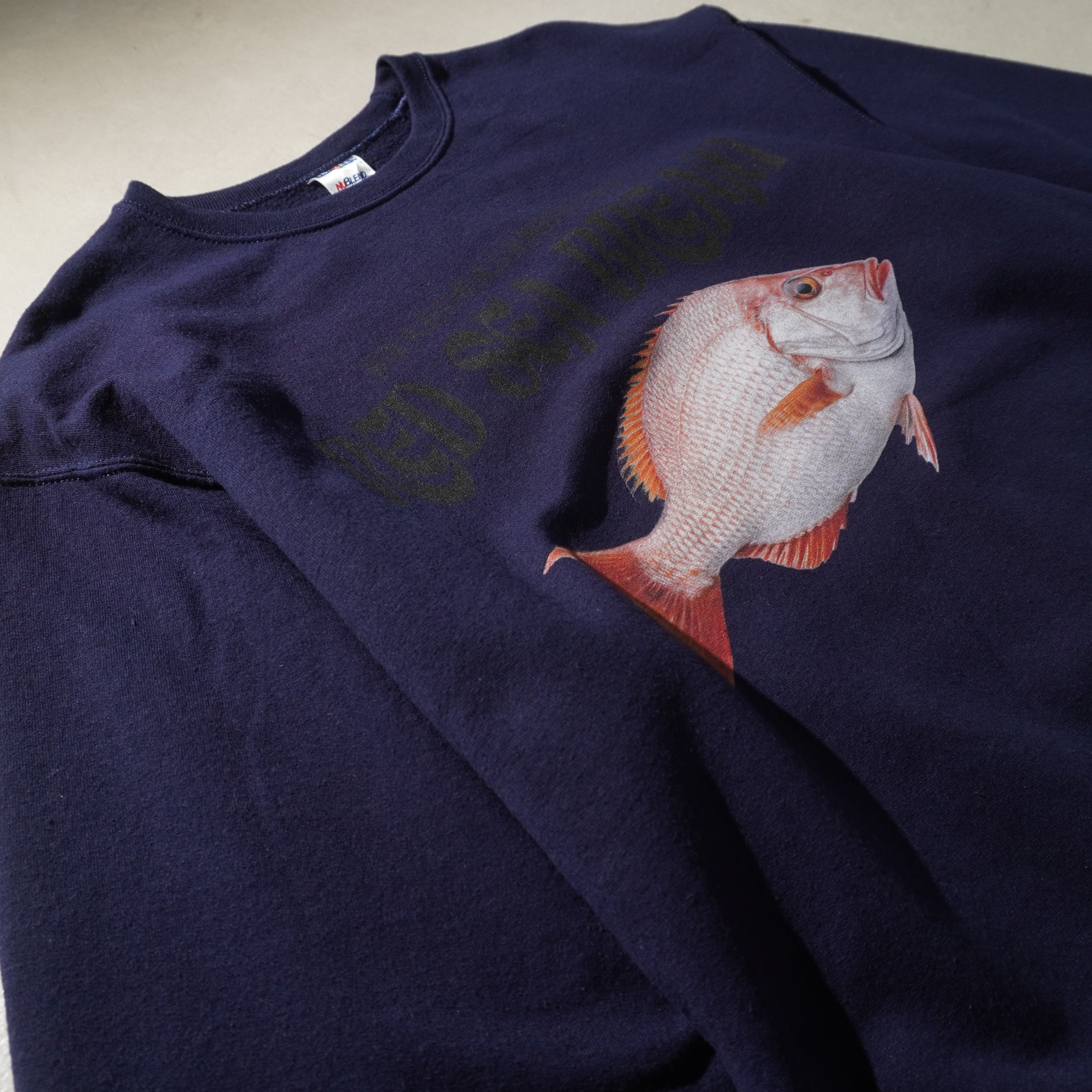 red sea bream sweat navy size L