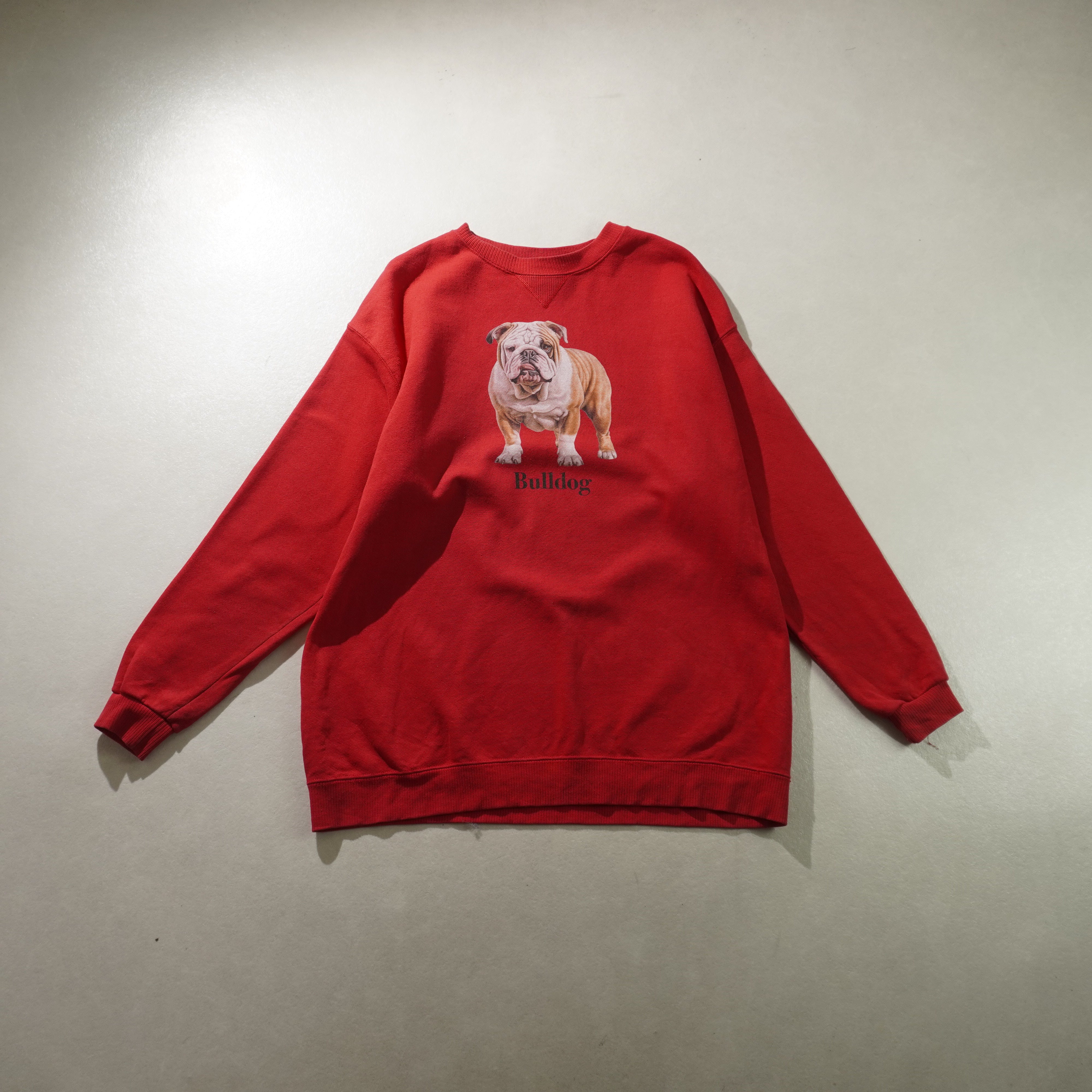 bulldog sweat red size L