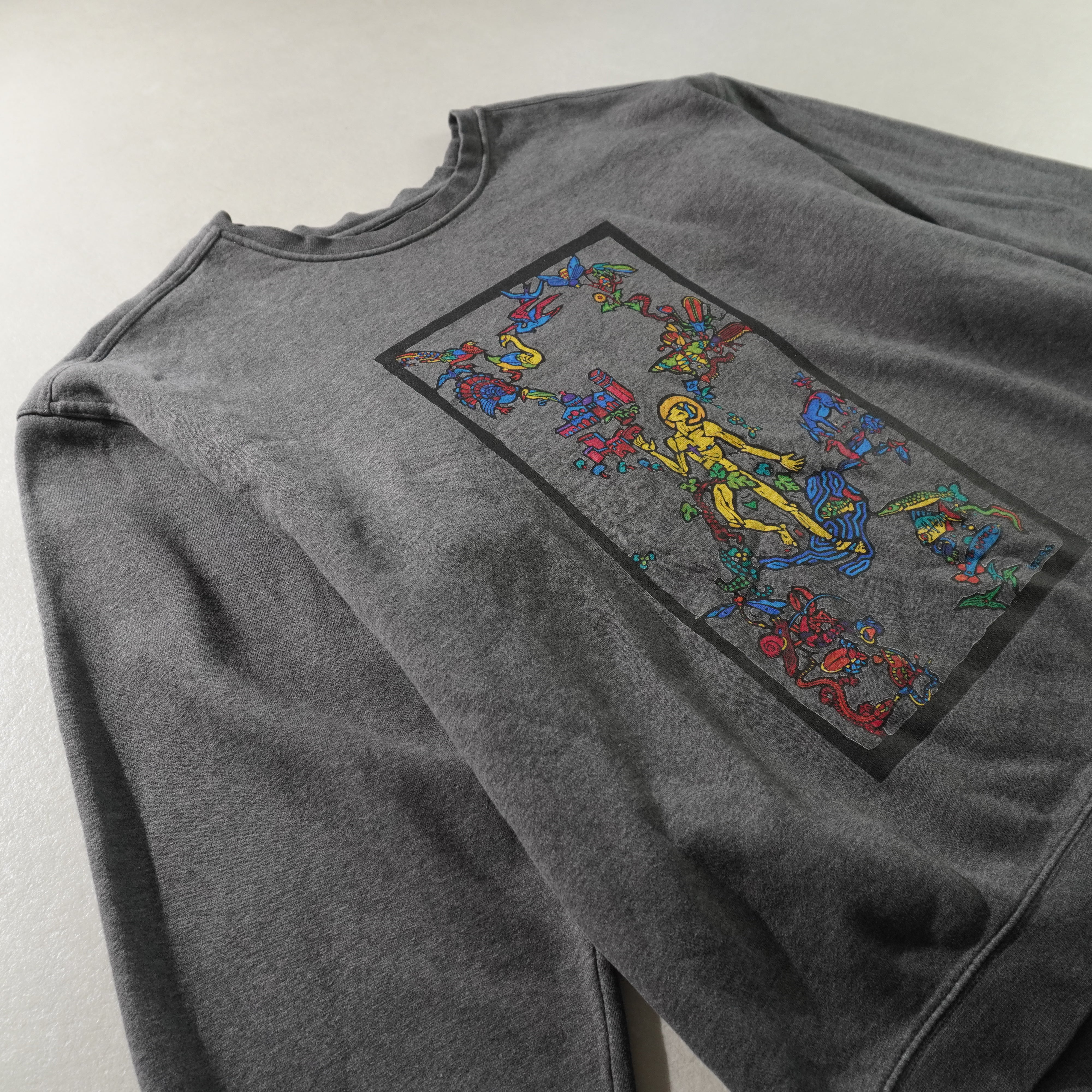 graphic sweat gray size XL