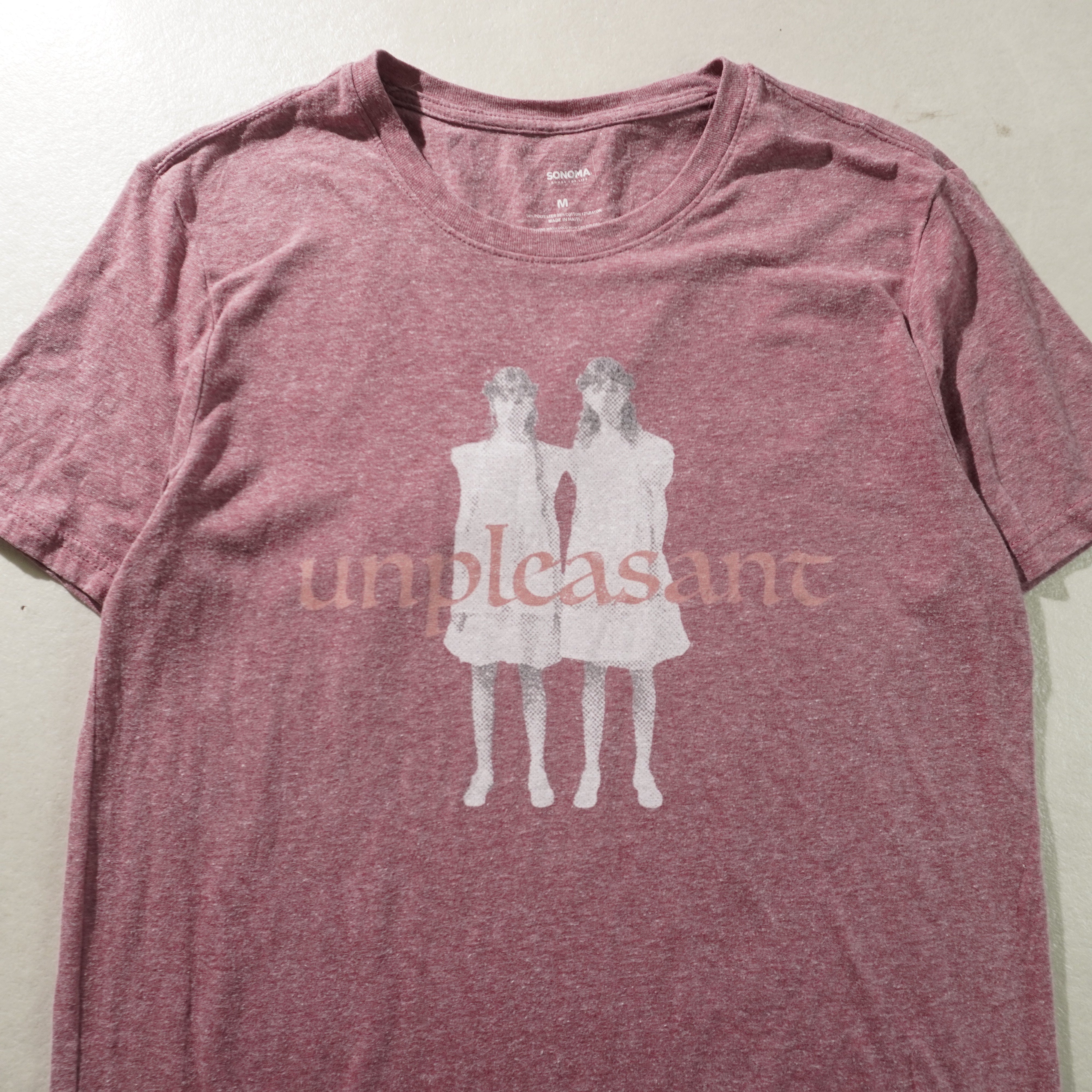 twins tee purple size M