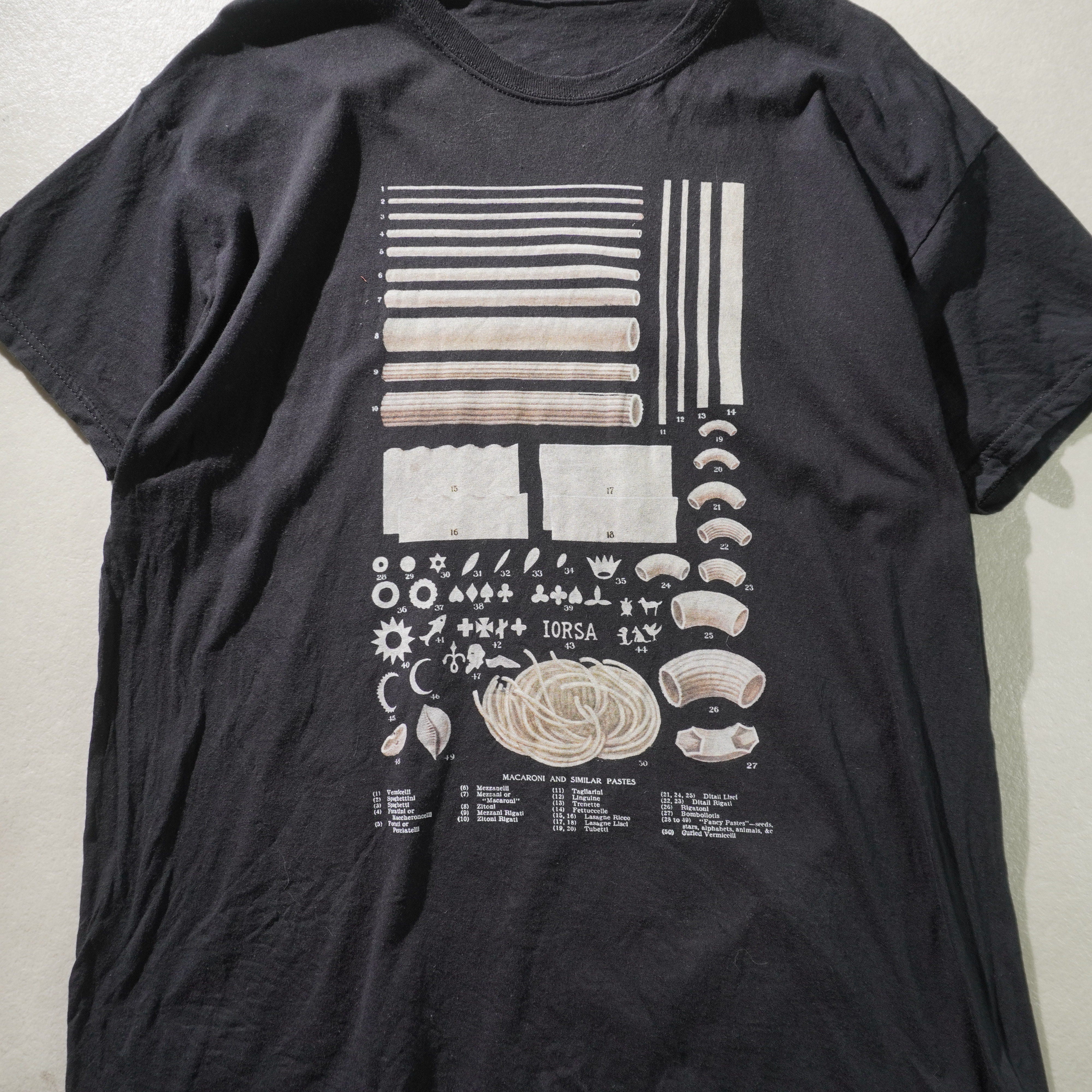 pasta tee black size L