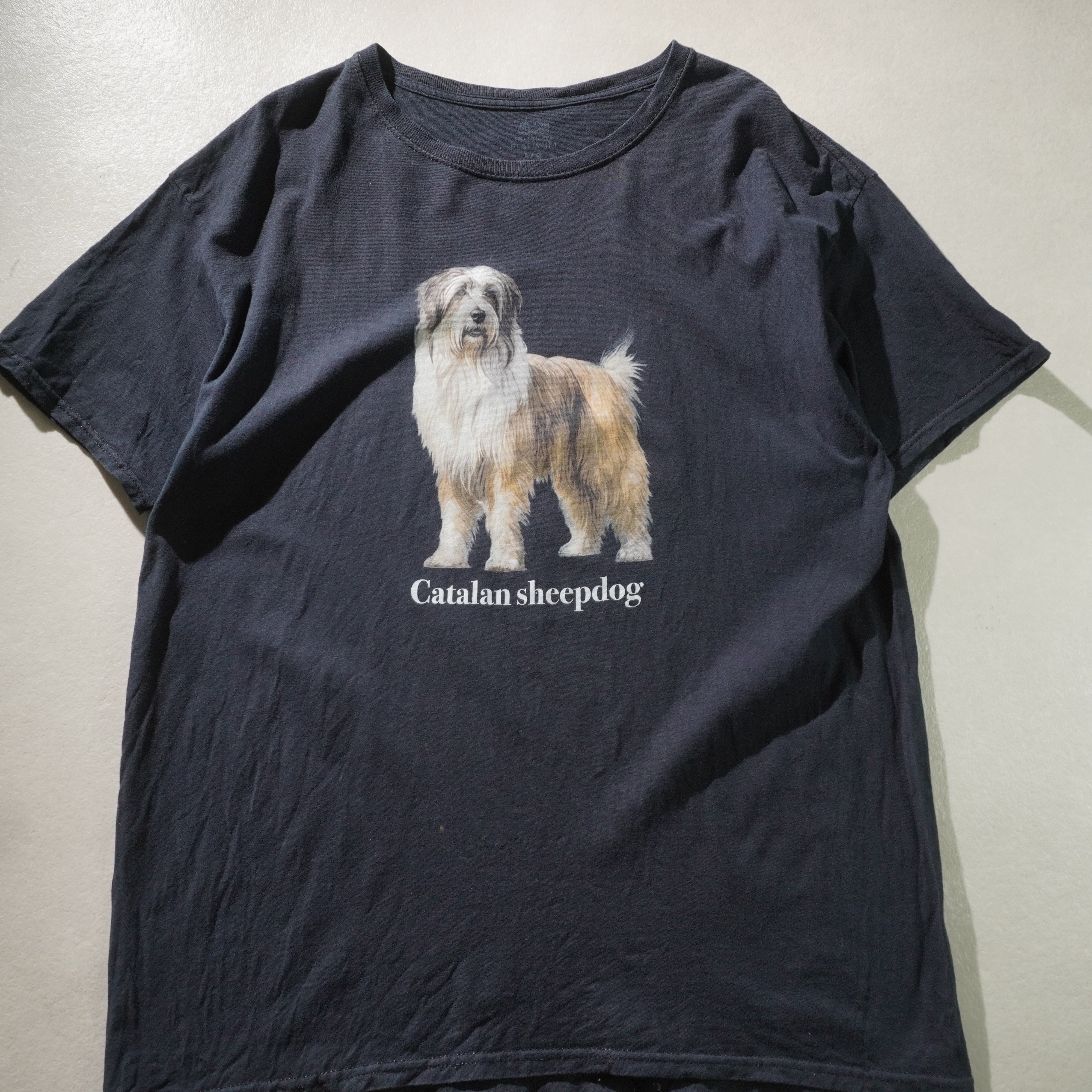 catalan sheepdog tee black size L