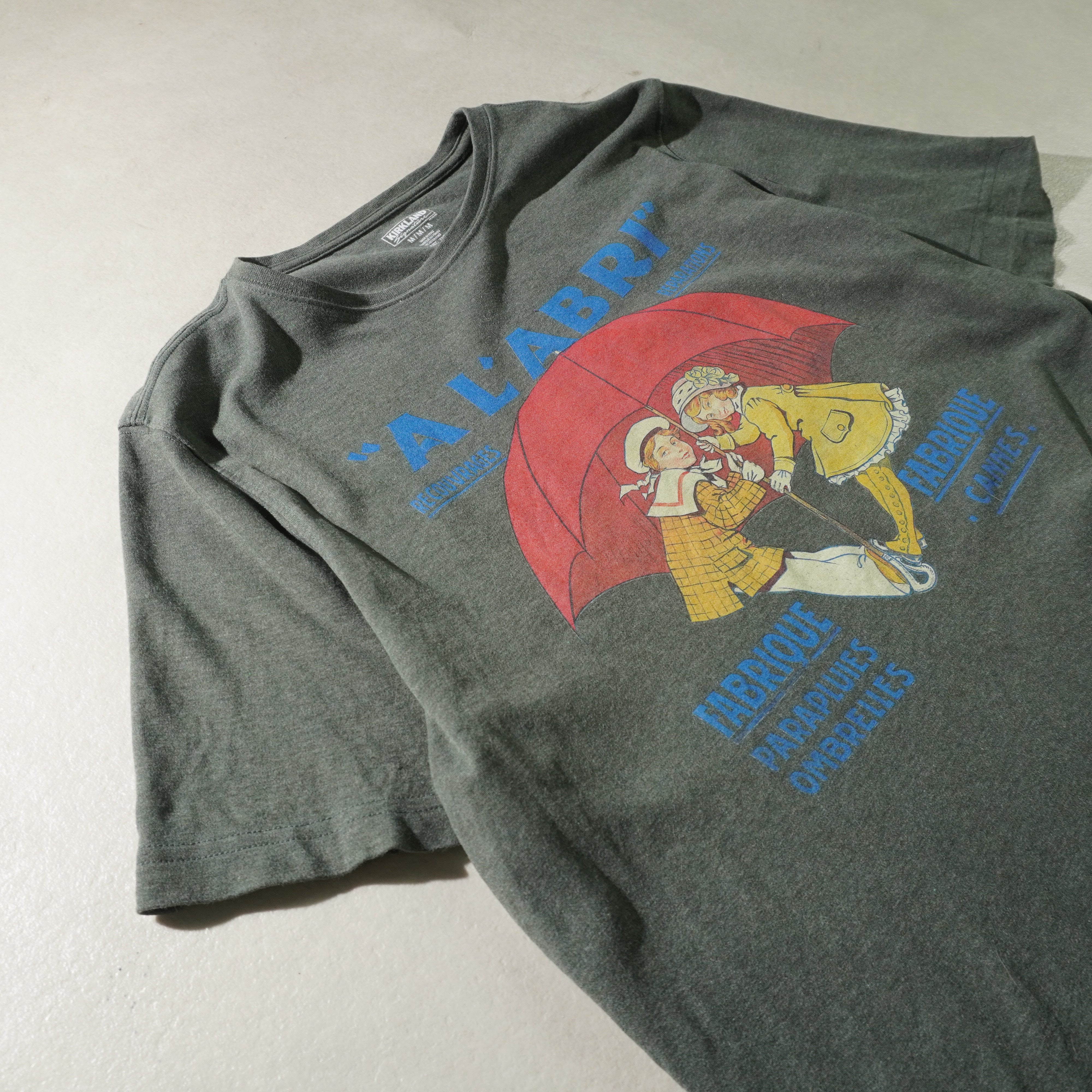 a'labri tee khaki size M