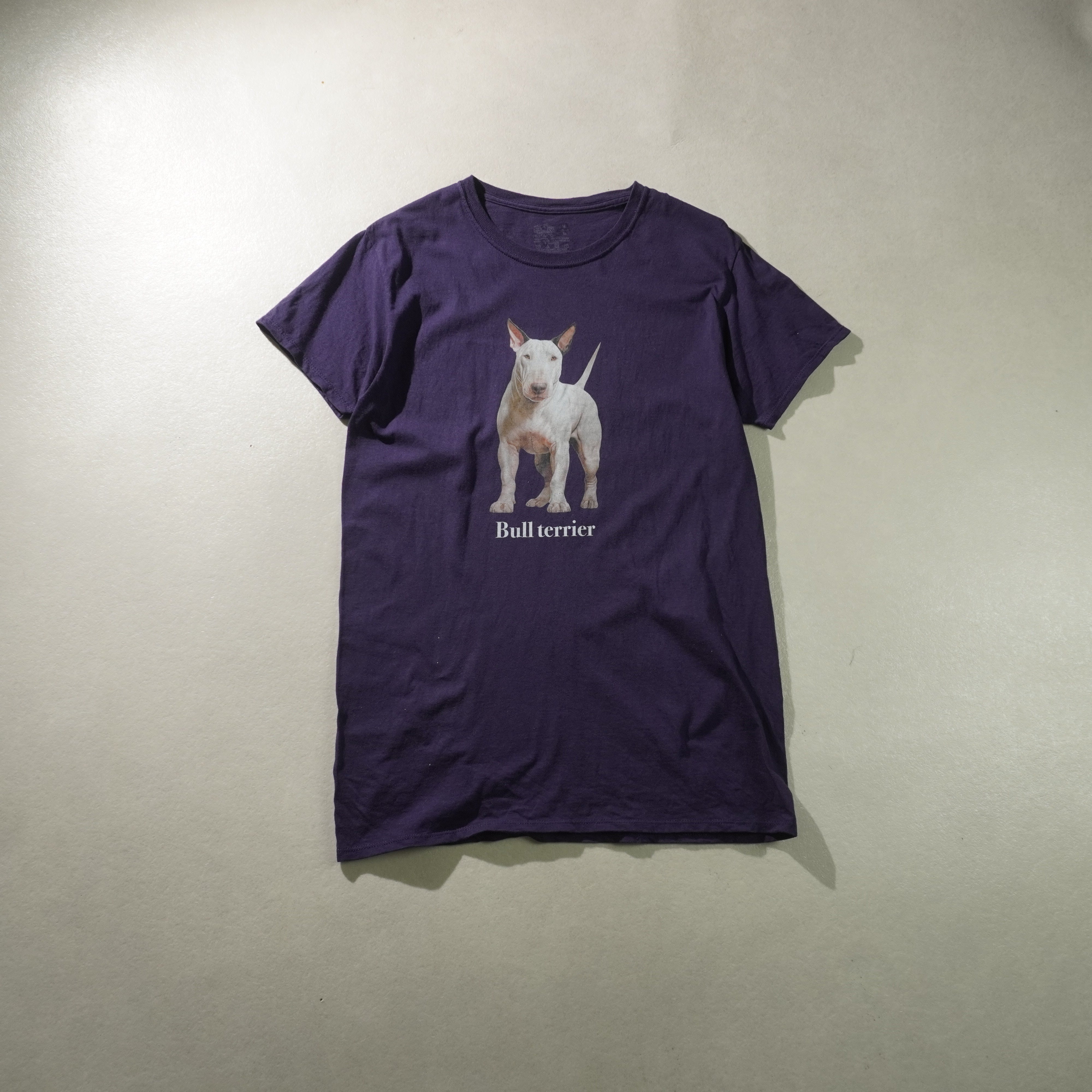 bull terrier tee navy size M