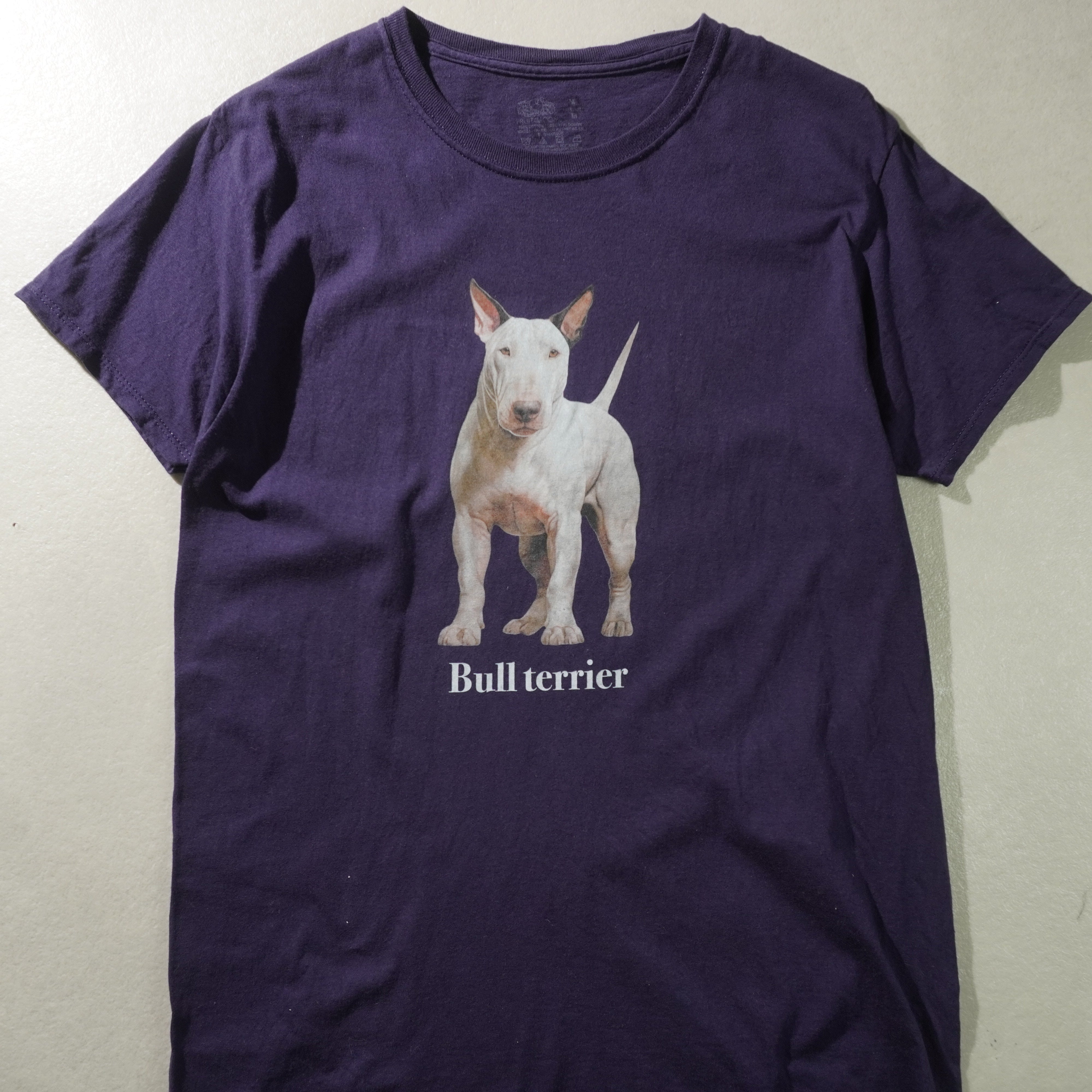 bull terrier tee navy size M