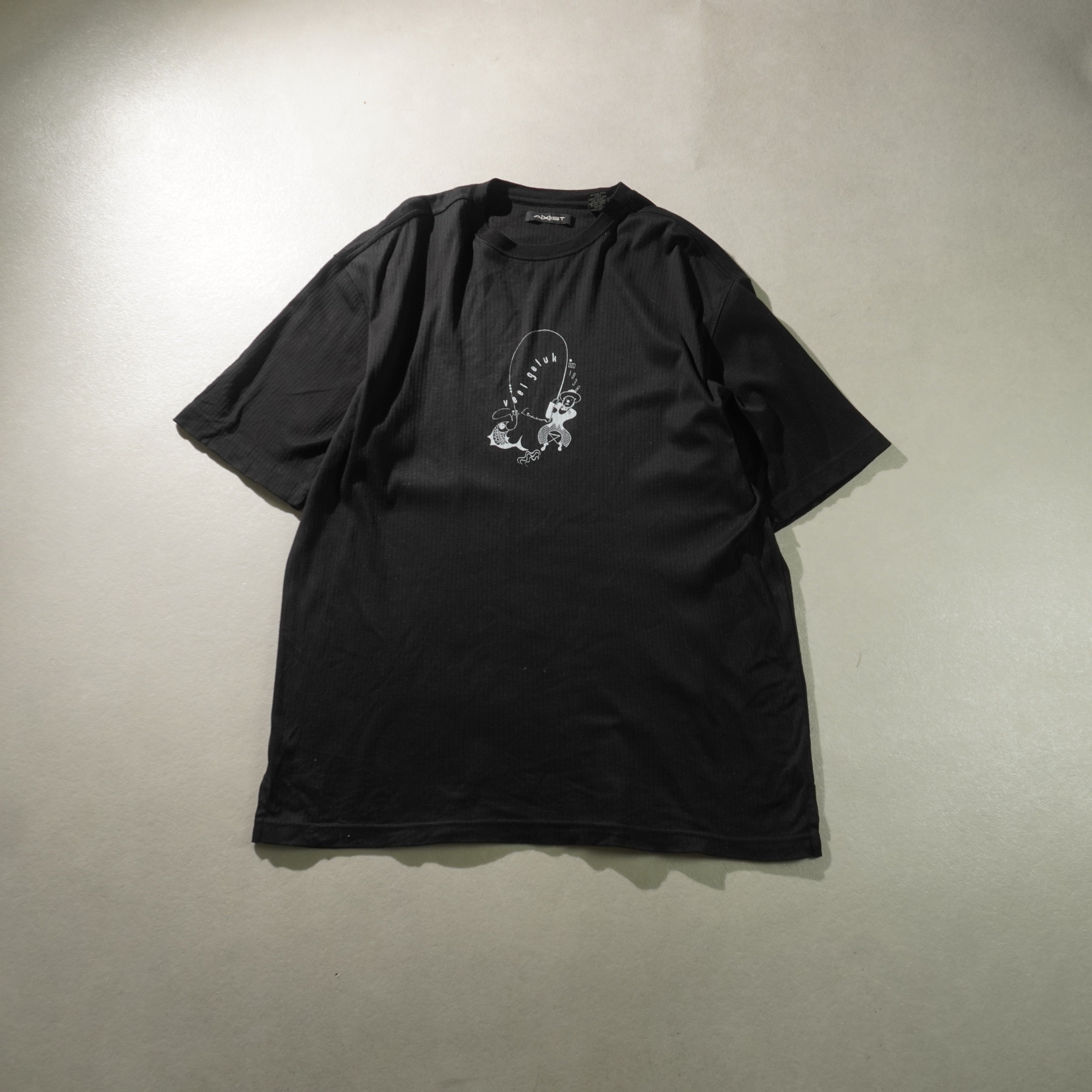 fishing tee black size M