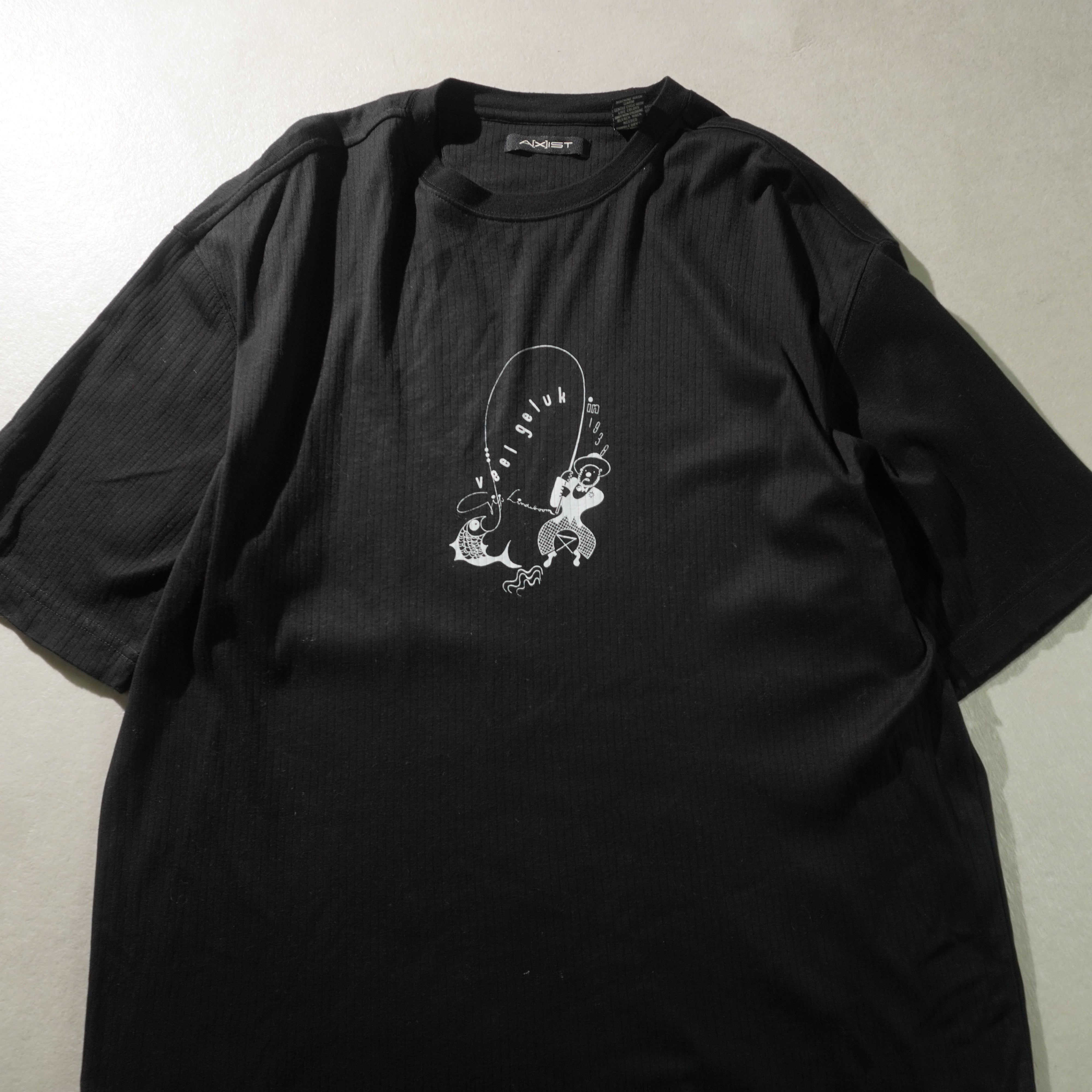fishing tee black size M