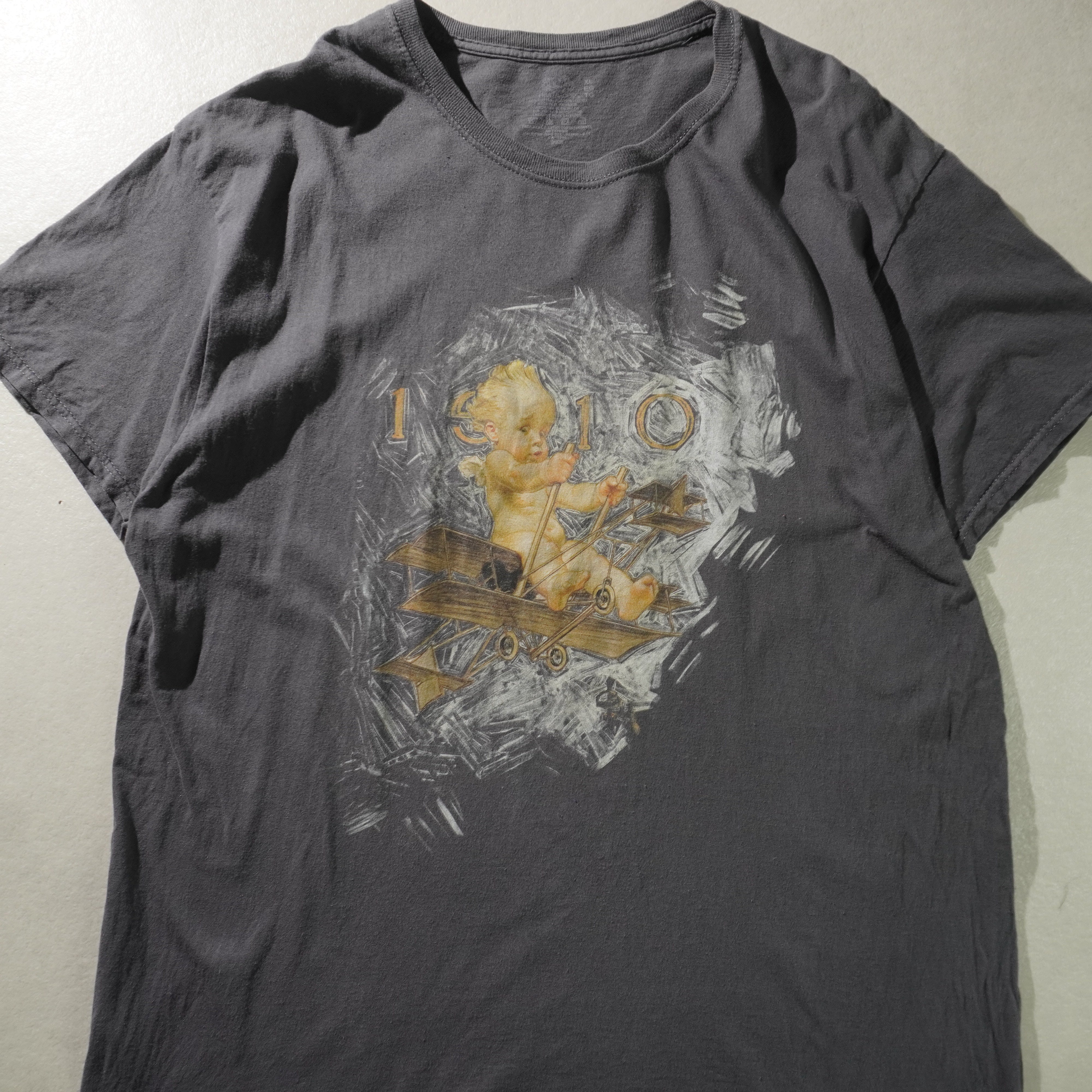 baby tee gray size XL