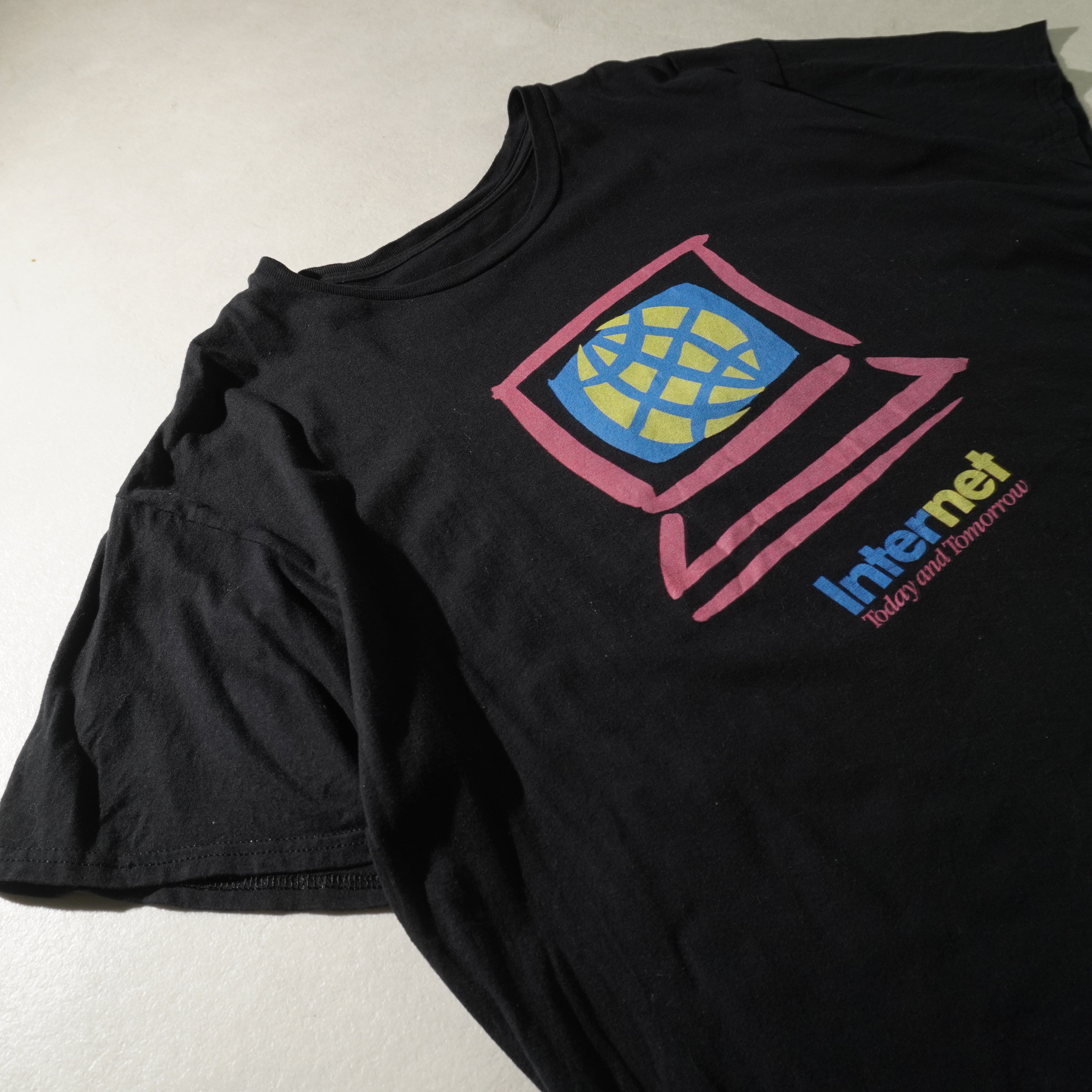 internet tee black size 2XL