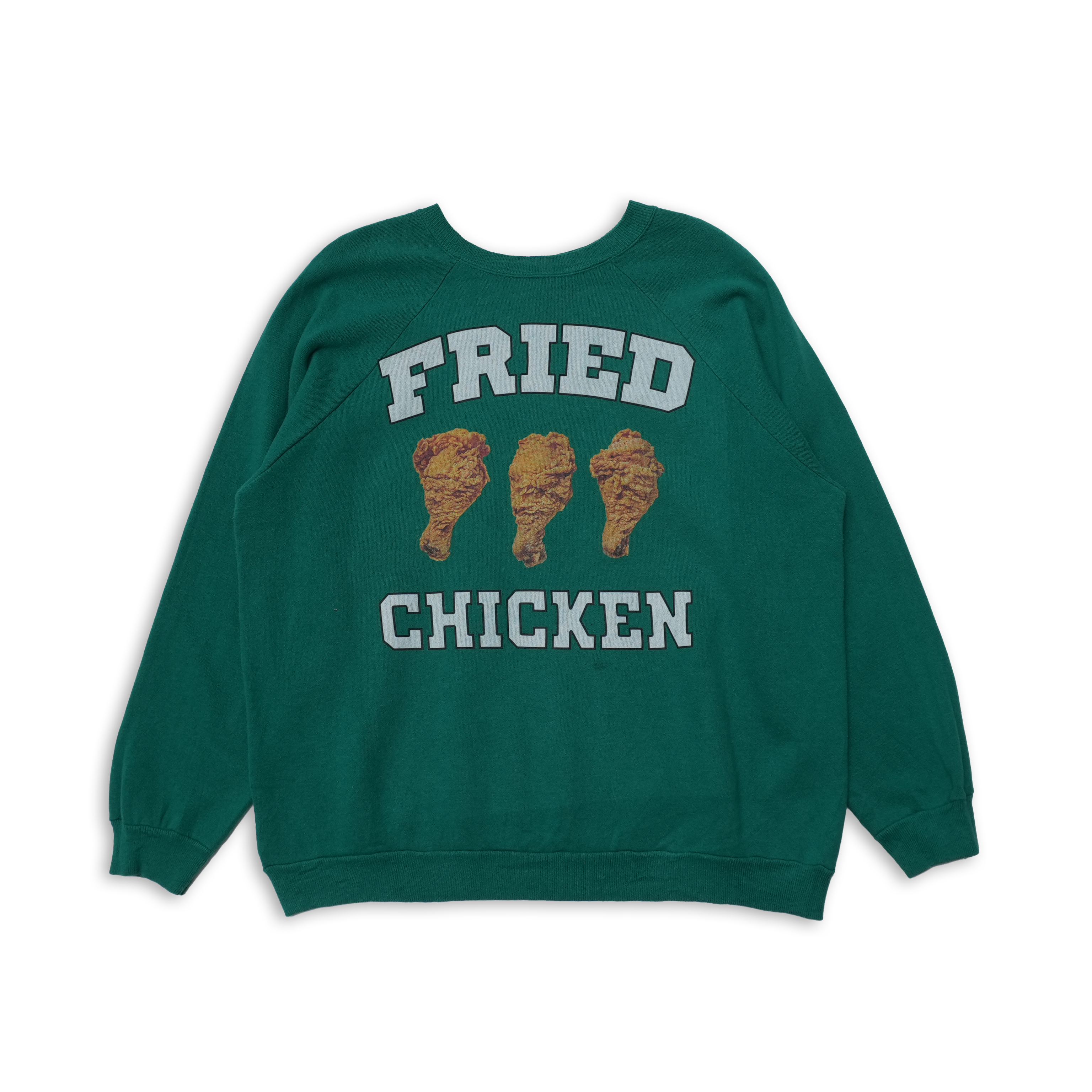 fried chicken sweat green  size XL