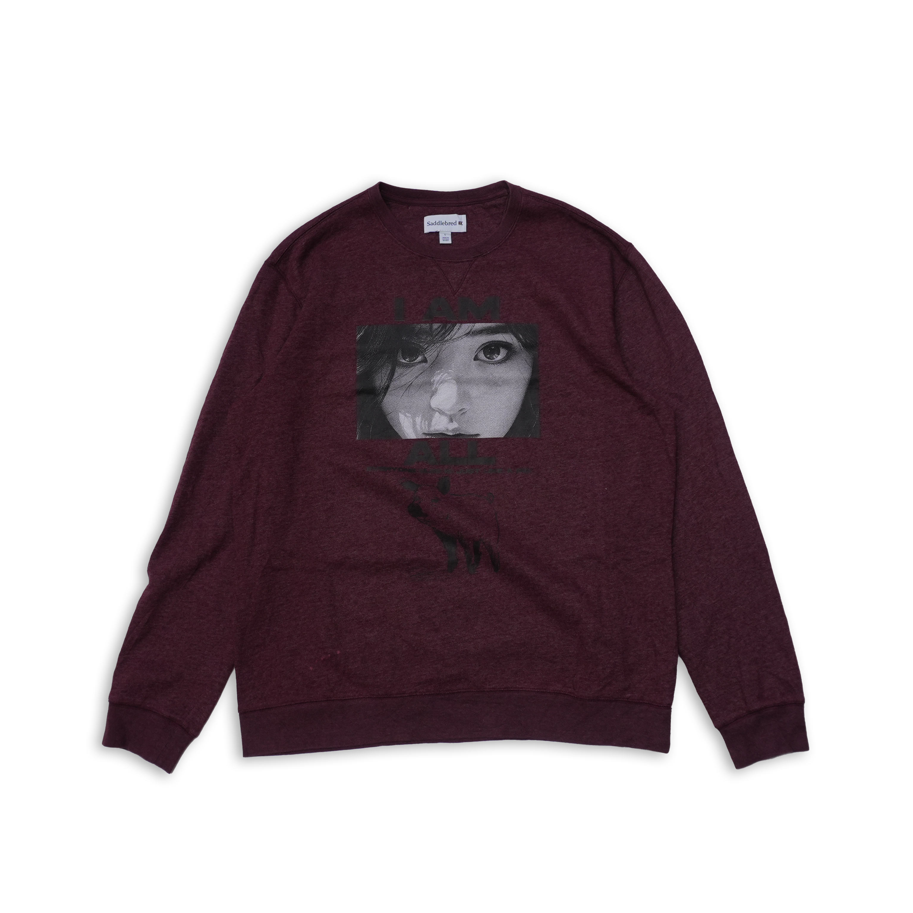 girl sweat Bordeaux  size L