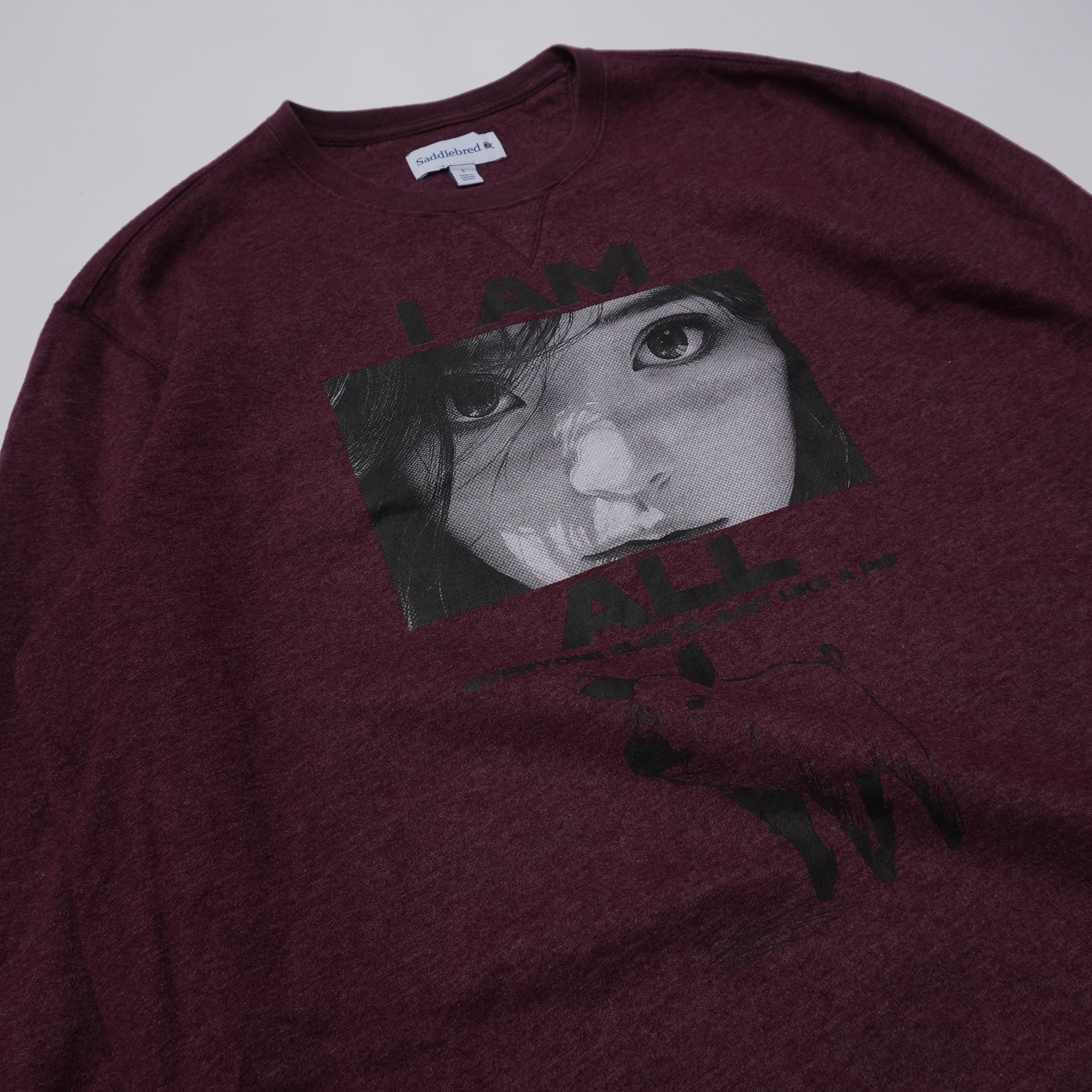 girl sweat Bordeaux  size L