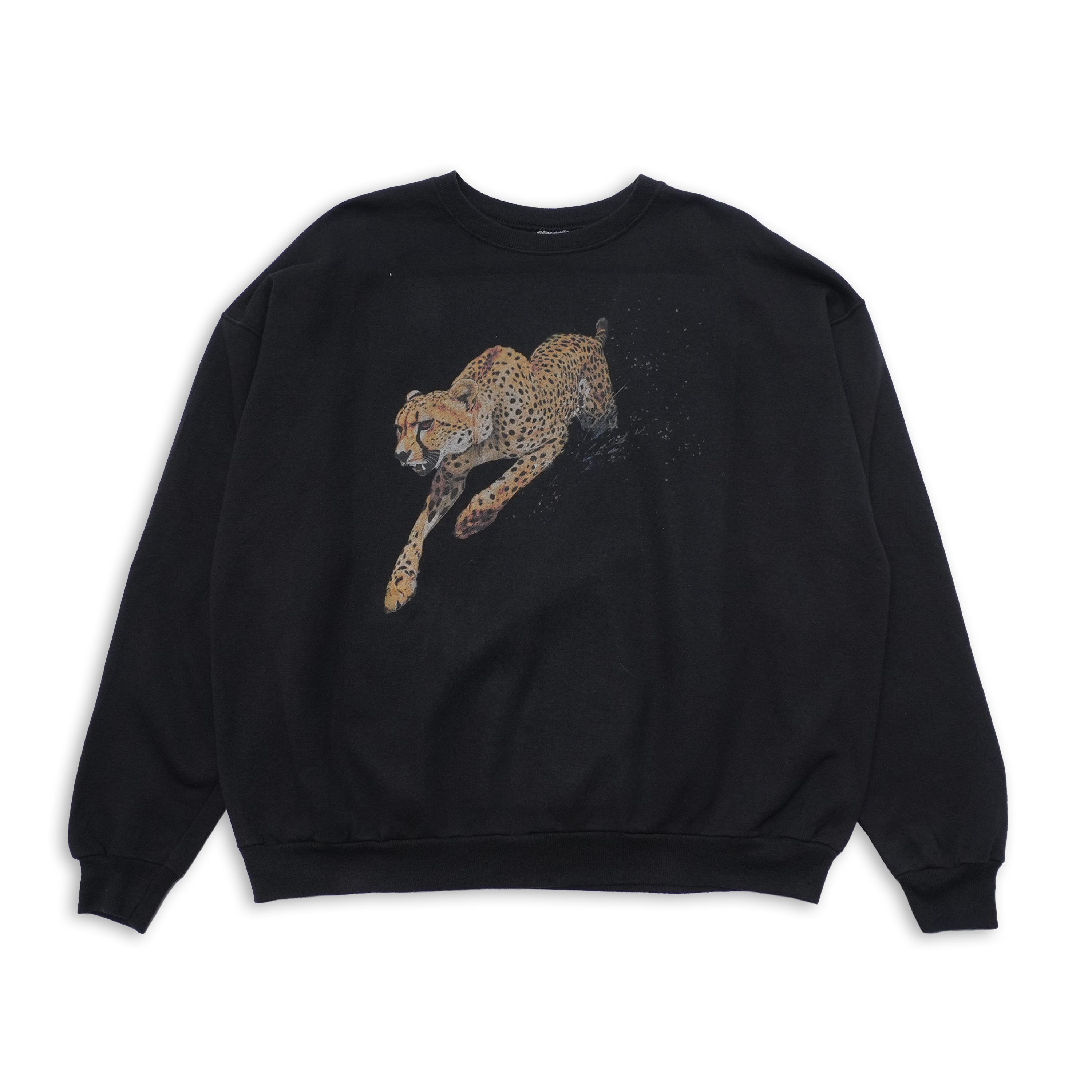leopard sweat black size XL