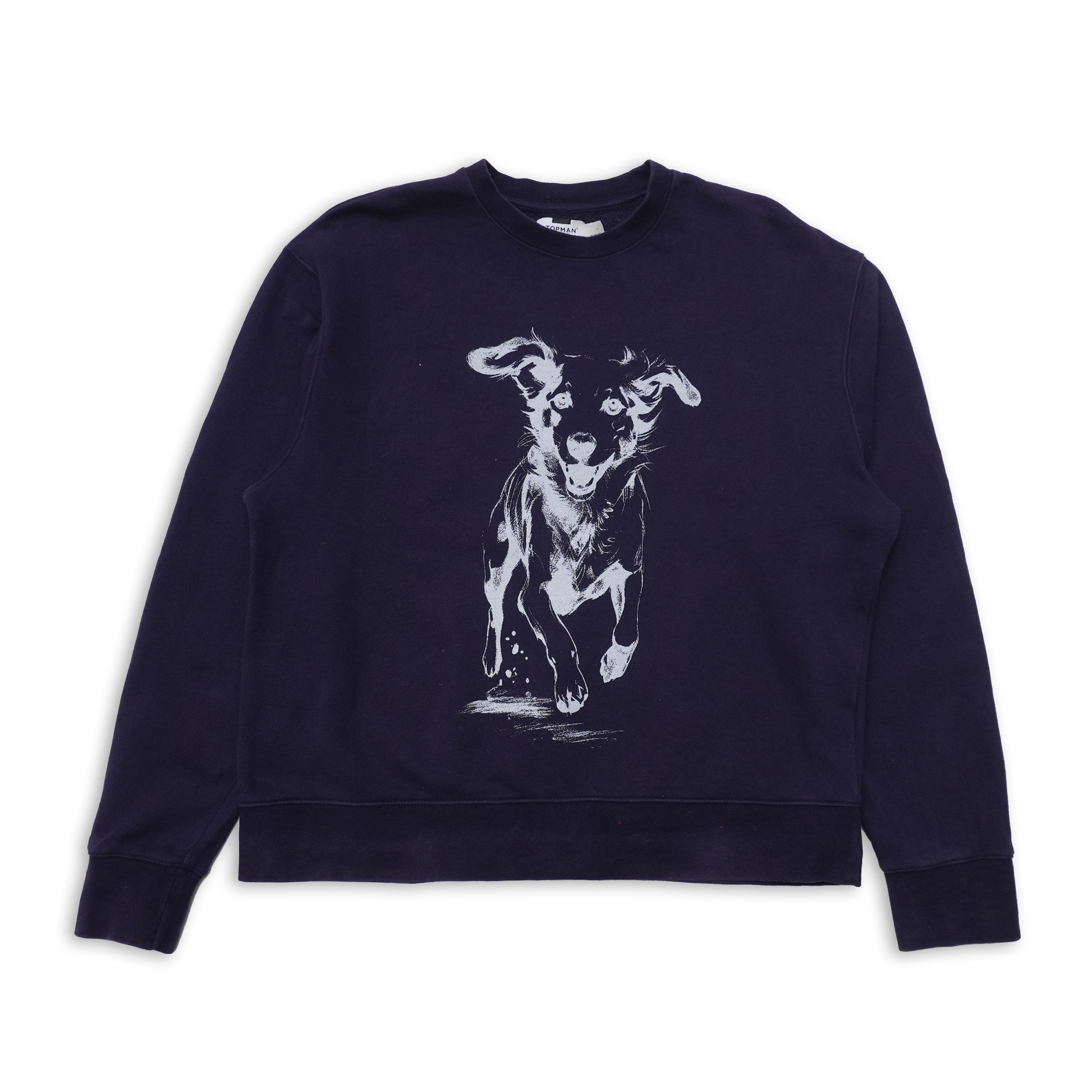 dog sweat navy size M