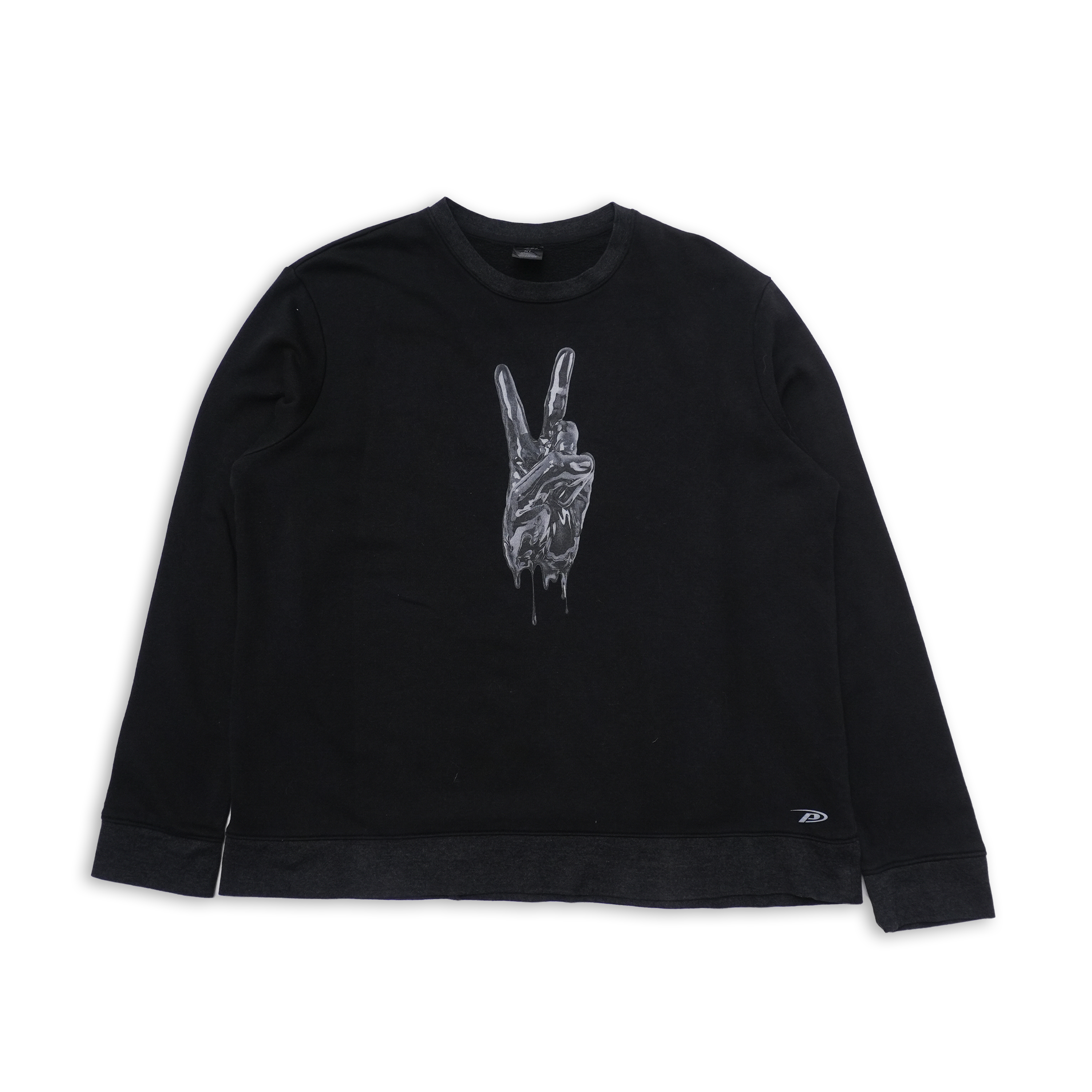 peace sweat black size XL