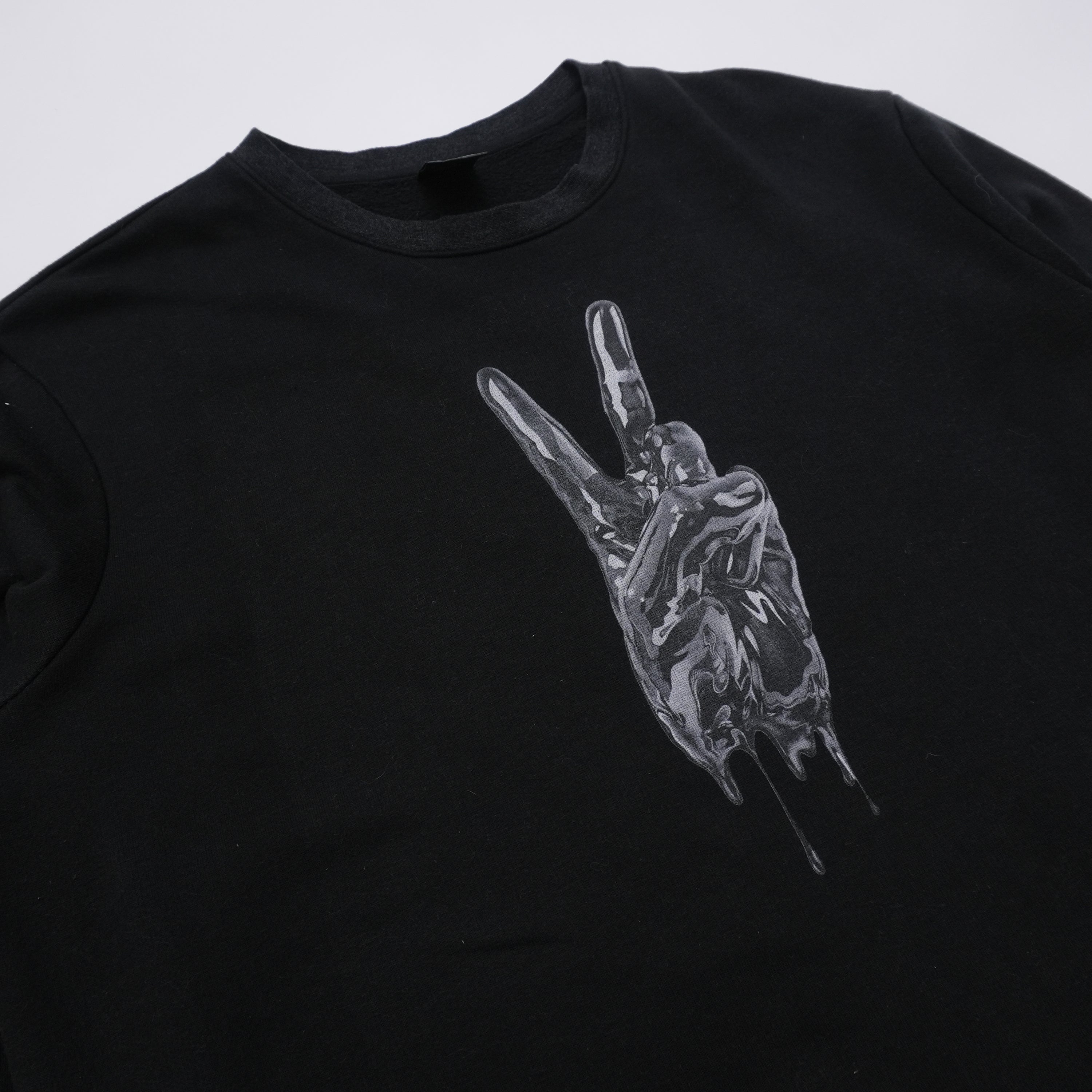 peace sweat black size XL