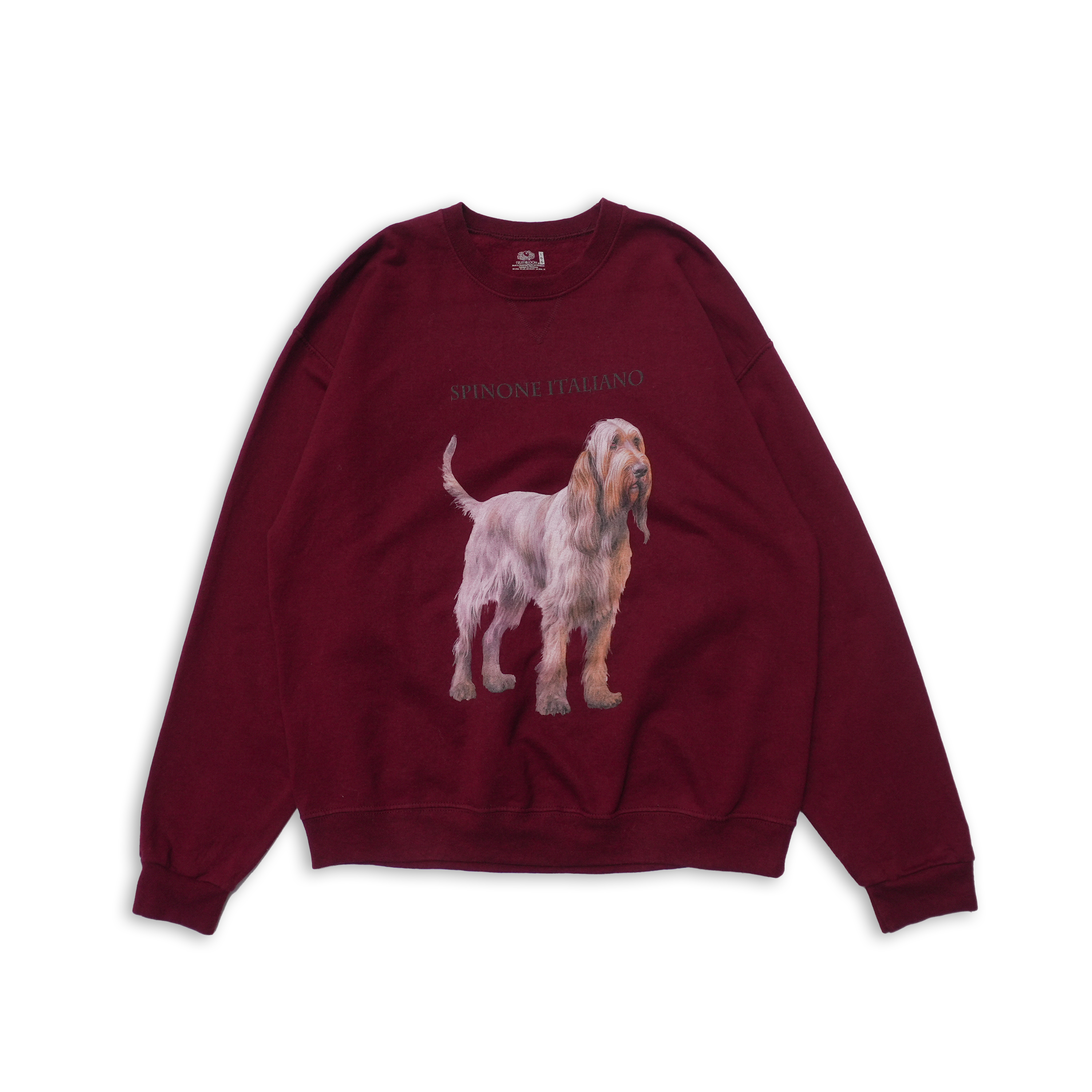 spinone italiano sweat bordeaux size L