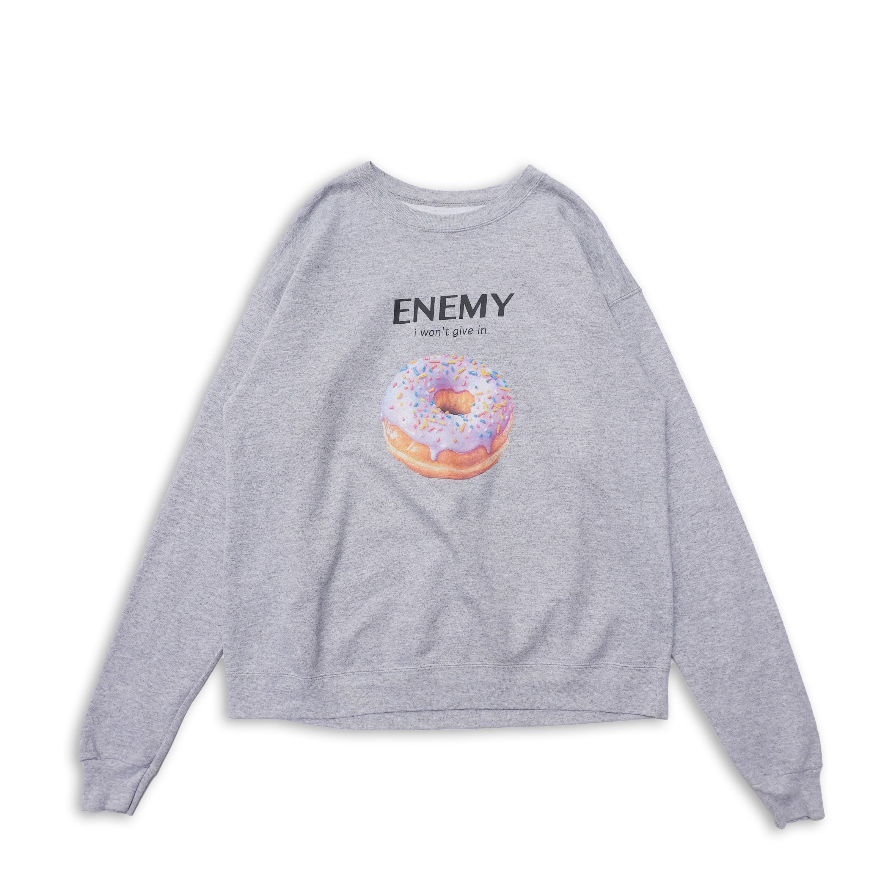 donut sweat light gray size M