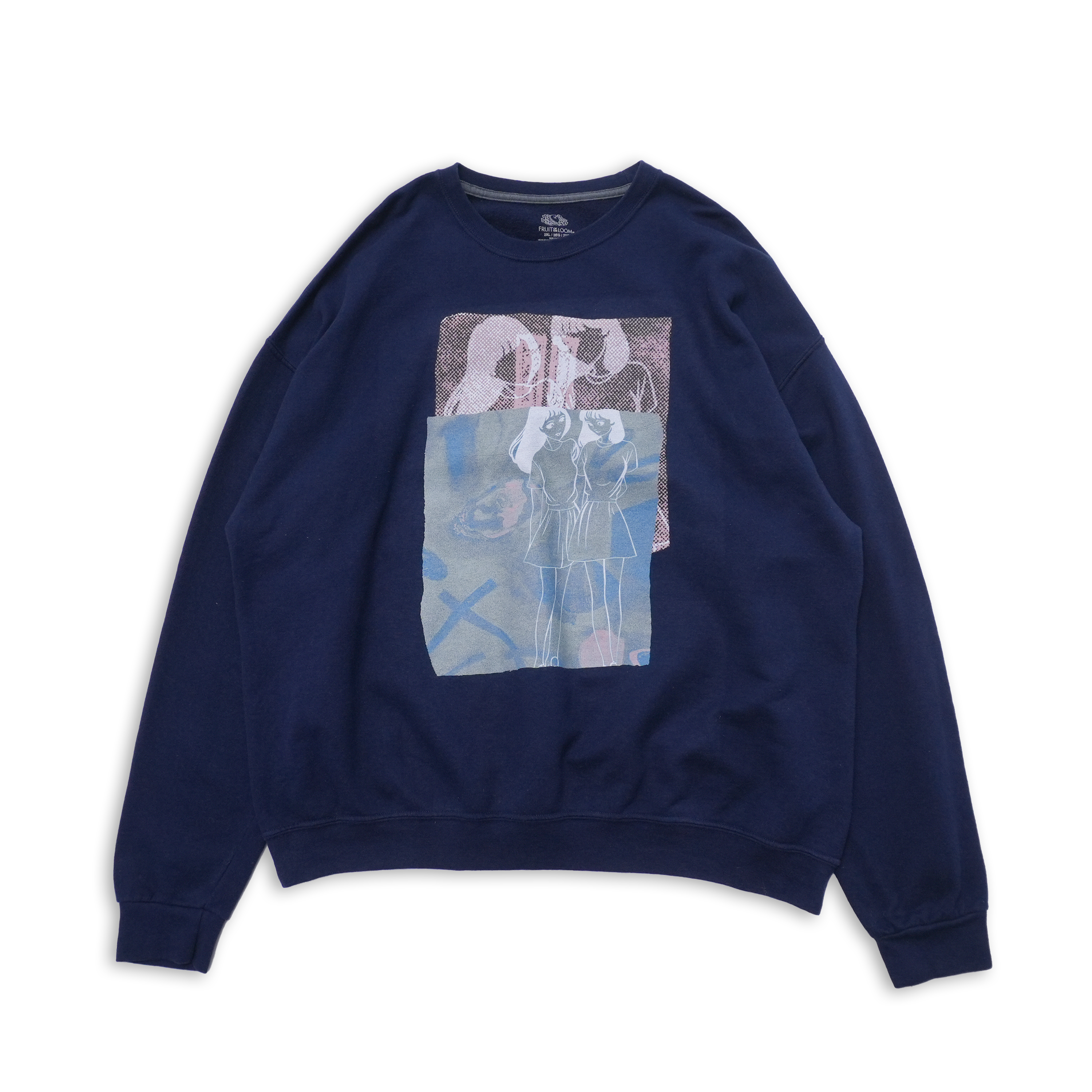 twins sweat navy size 2XL