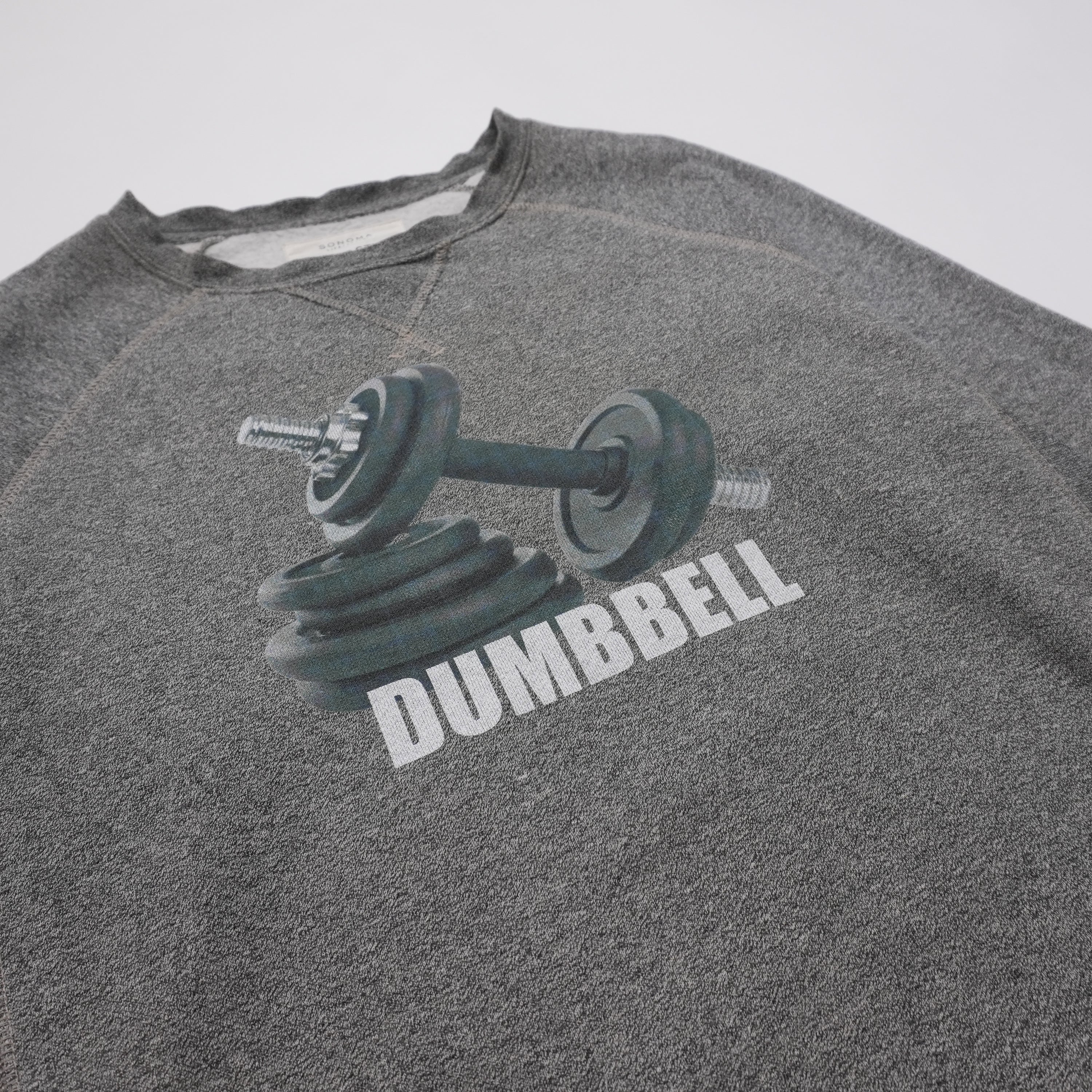 dumbbell sweat light gray size S